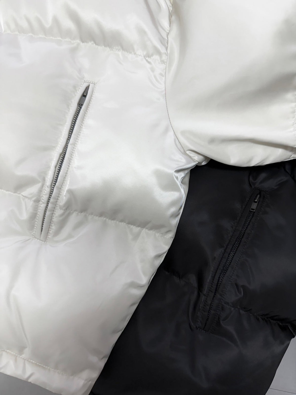 Luster hoodie eco down jacket