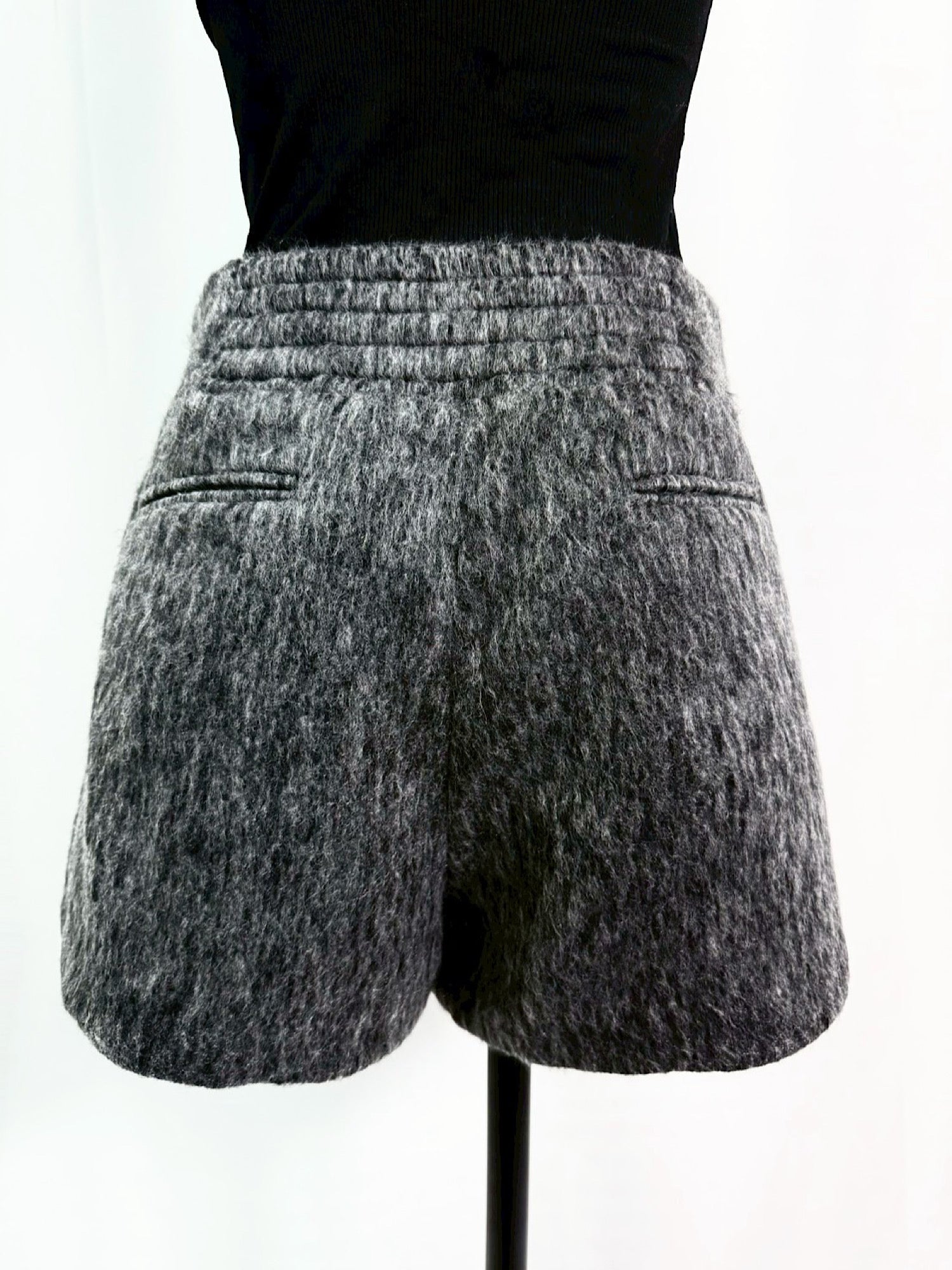 Shaggy wrap shorts