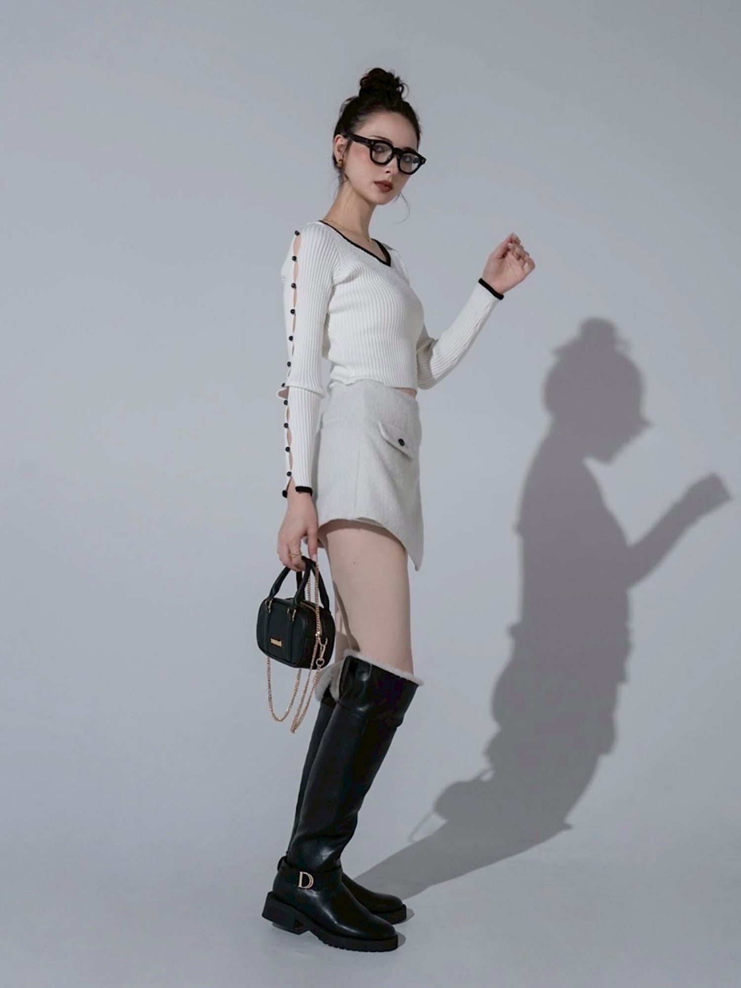 【予約】Boa flap engineer long boots(2月中旬〜下旬発送予定)