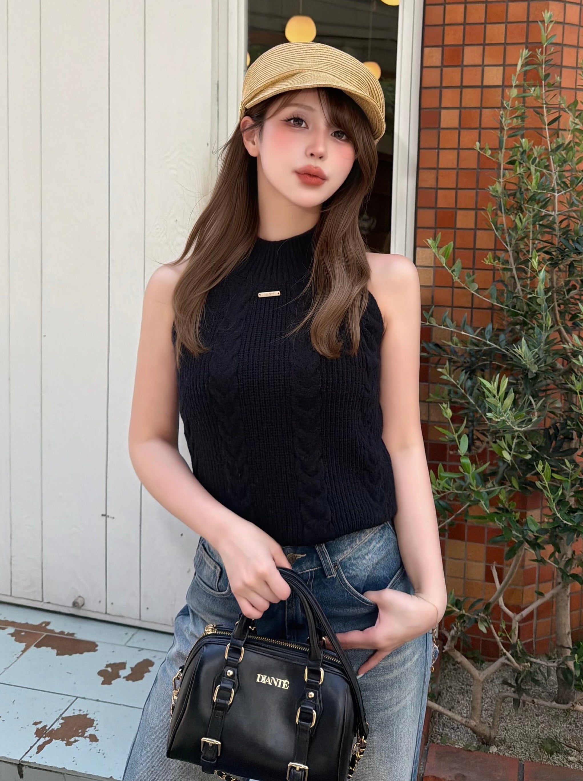 【予約】American sleeve cable knit(9月上旬発送予定)