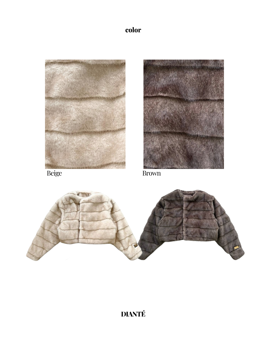 【予約】Premium eco fur switching coat(10月上旬〜11月中旬発送予定)