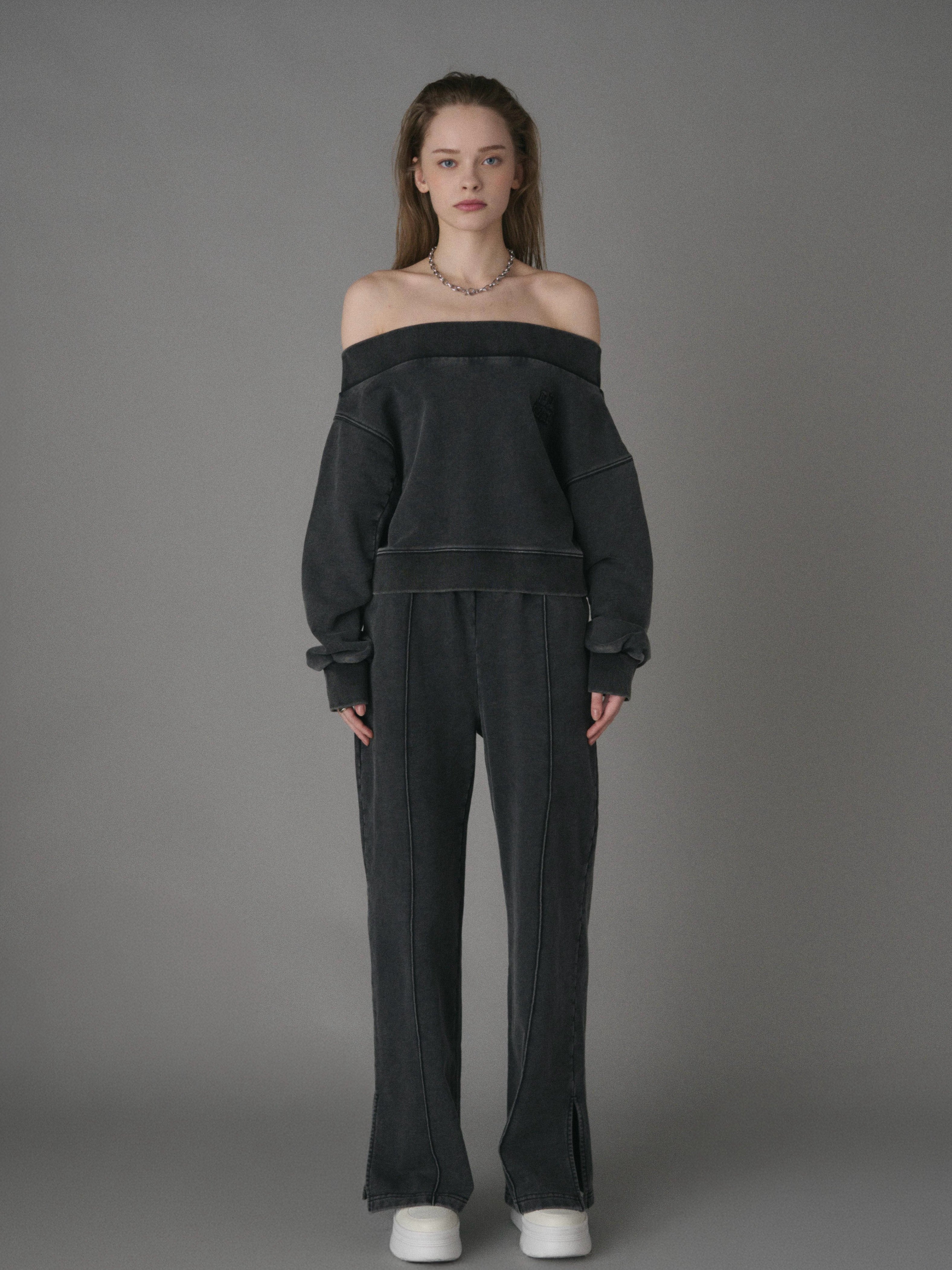 Overdye loose sweat pants