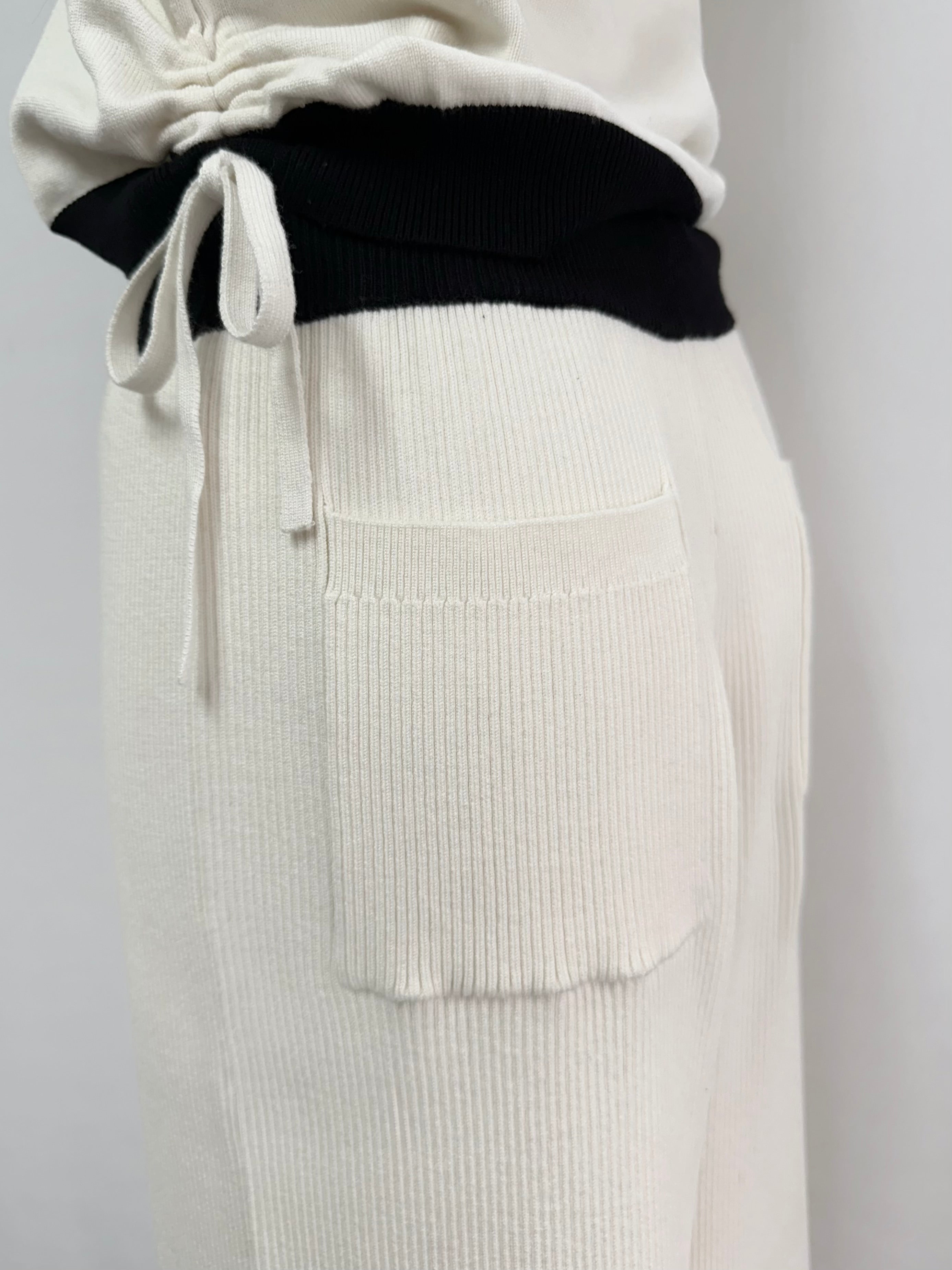 【予約】Bulky knit loose pants(SETUP着用可)(8月上旬発送予定)