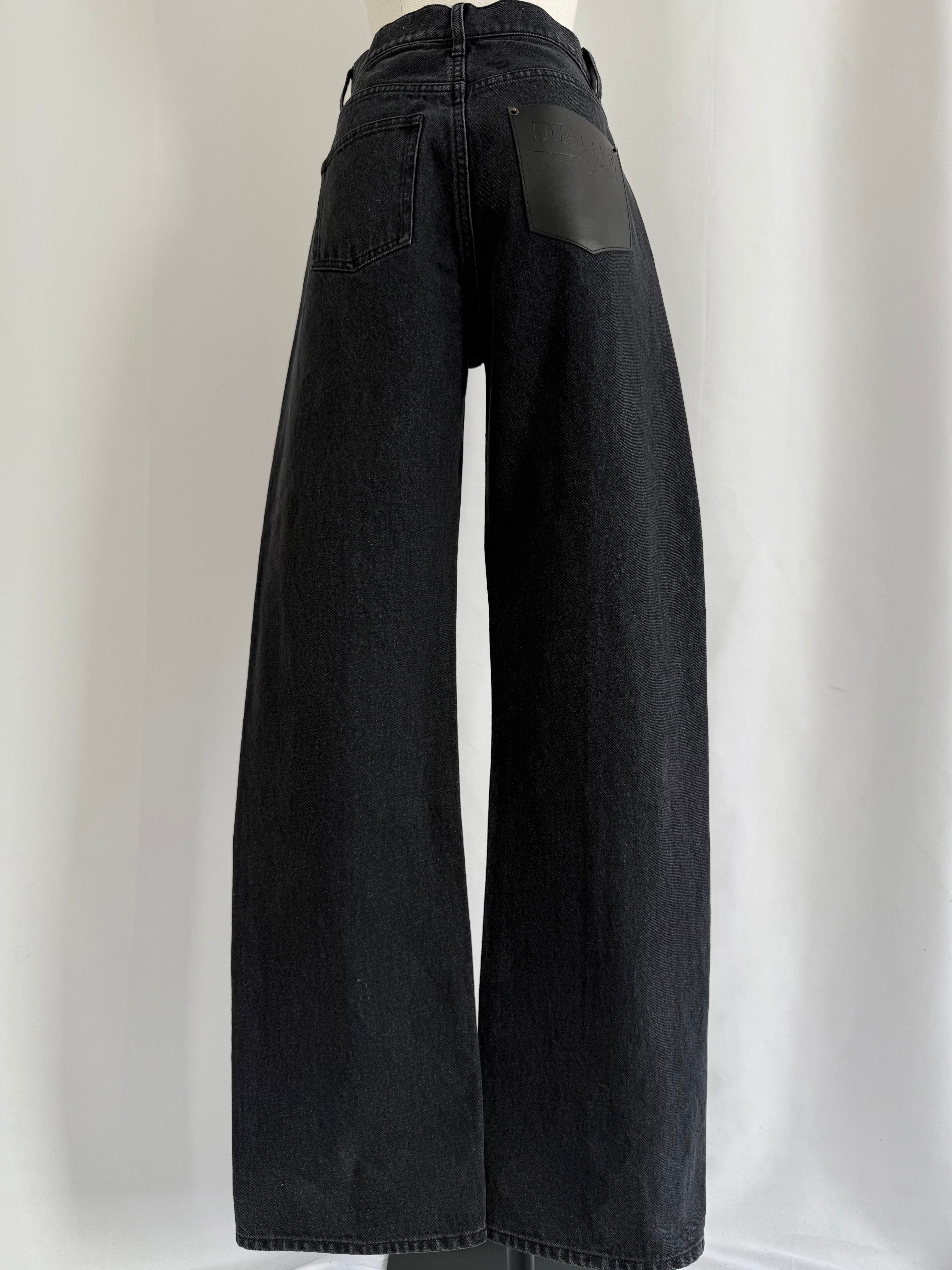 Curve pattern loose fit denim