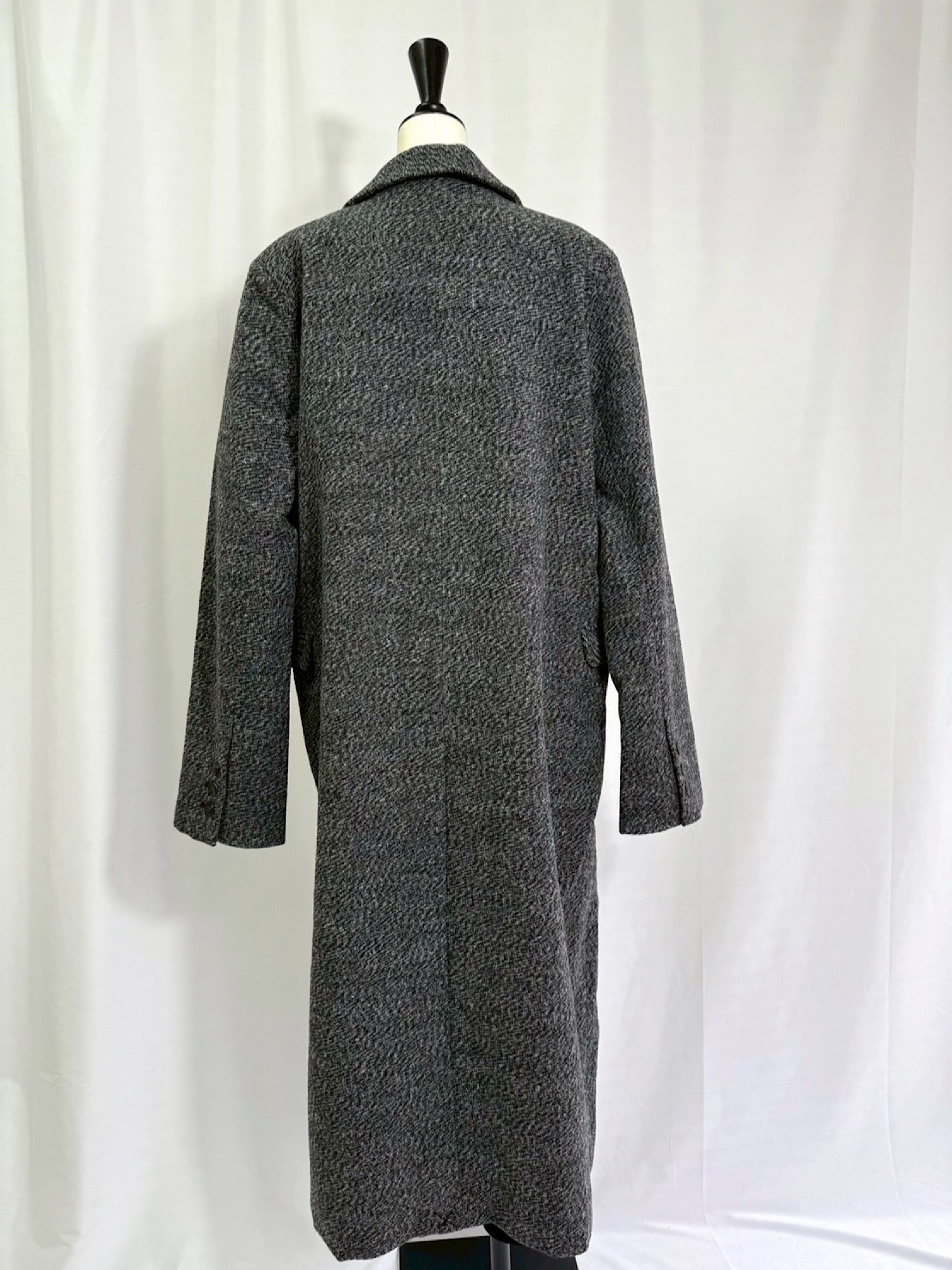 Double breasted maxi coat