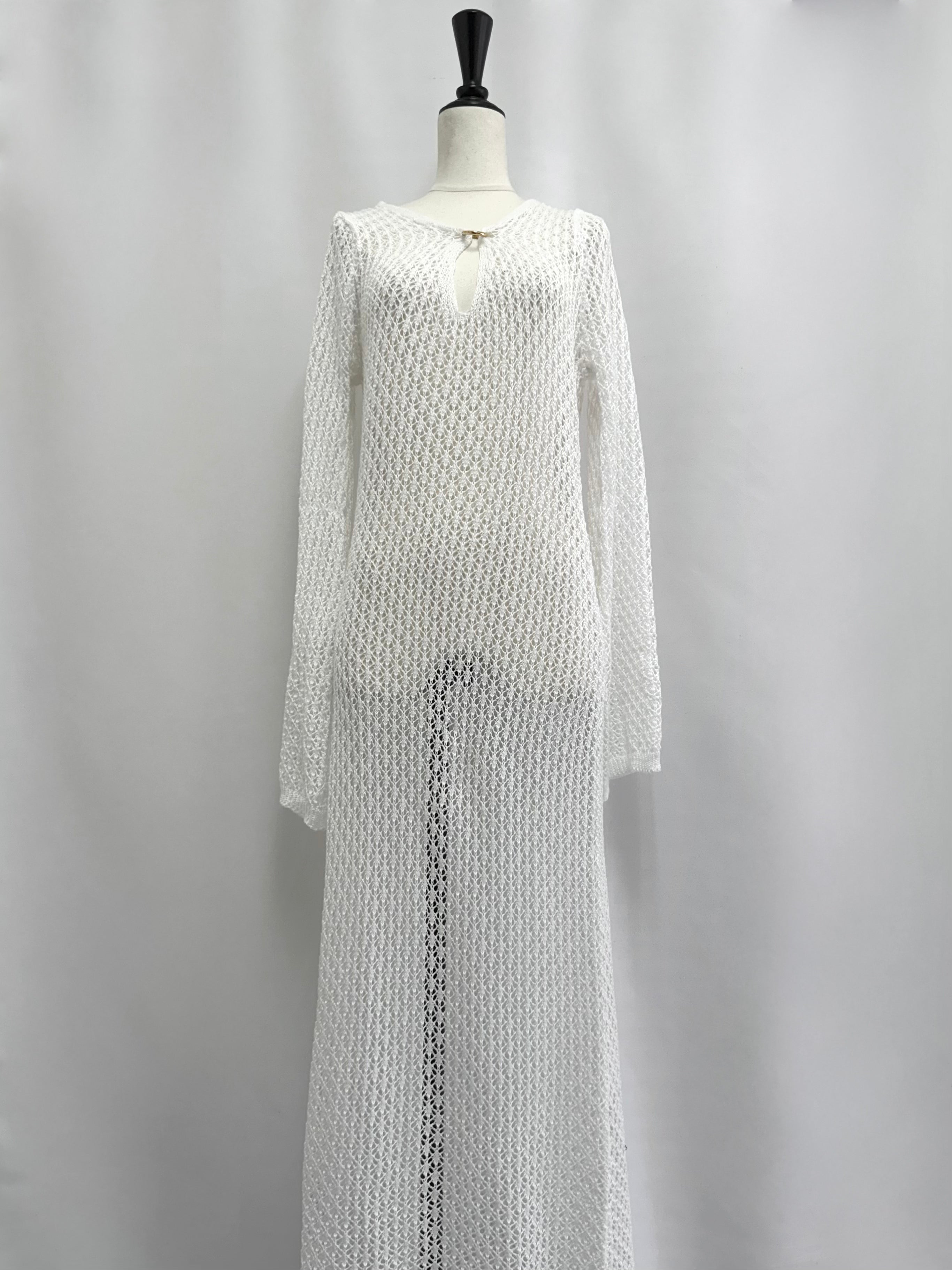 Crochet knit summer dress