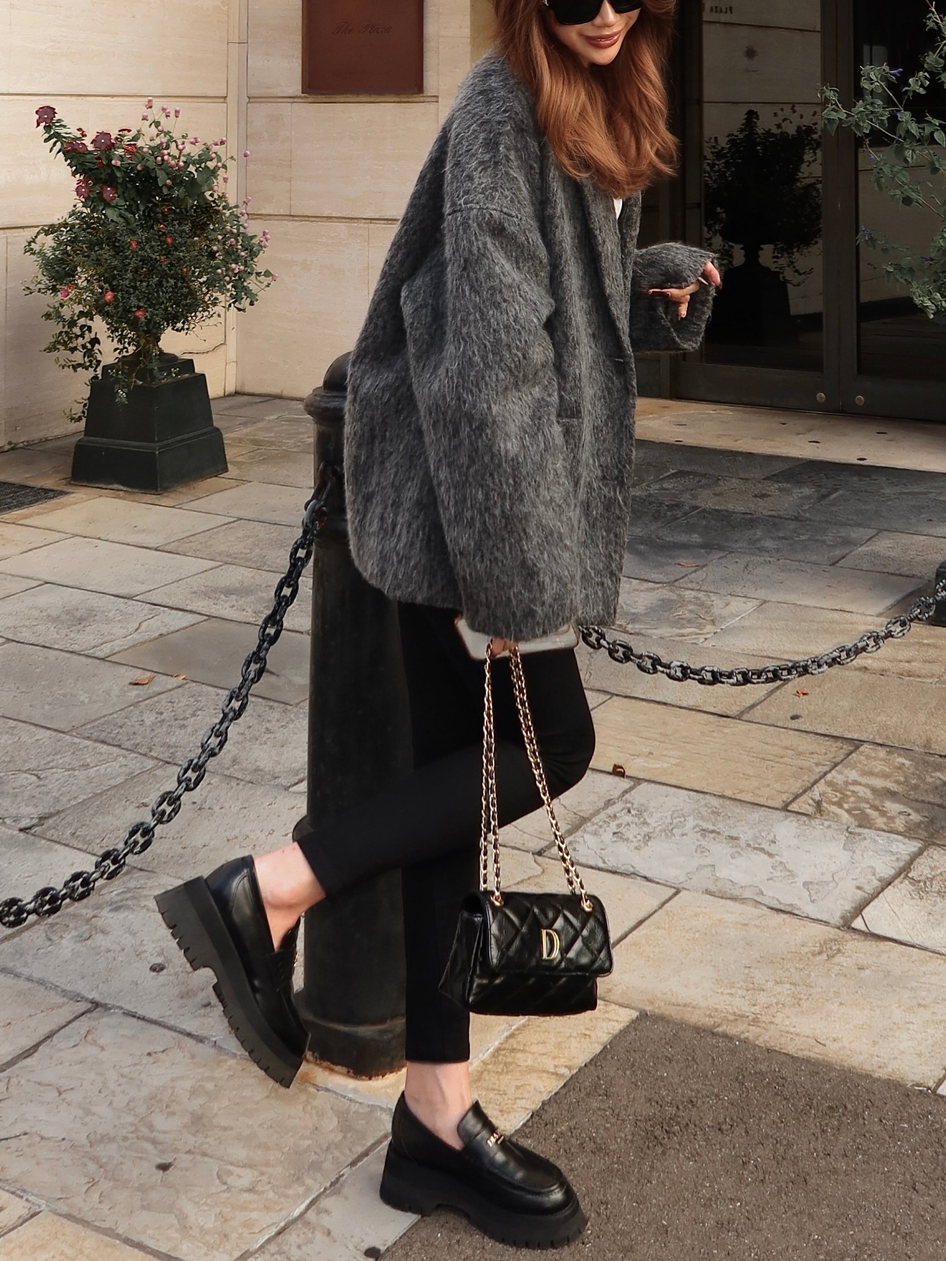 Shaggy loose jacket/coat