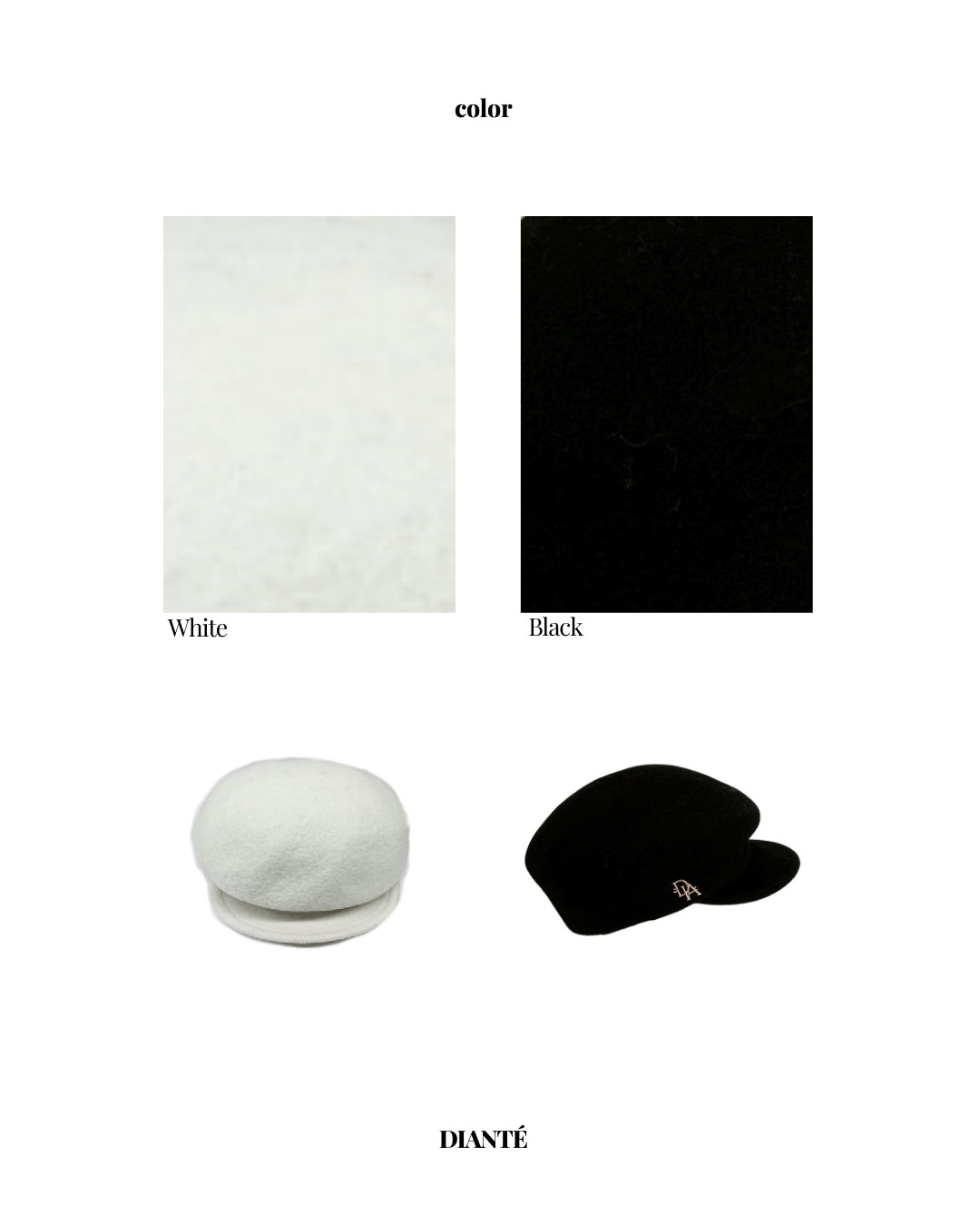 【予約】Classic wool casquette(3月下旬〜4月上旬発送予定)