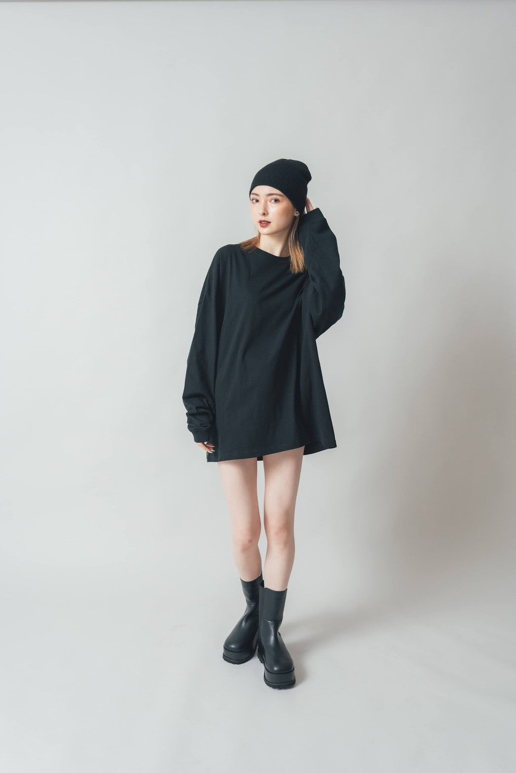 Accent logo side gore boots