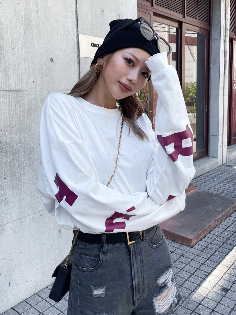 Cross logo long sleeve Tee | DIANTÉ (ディアンテ)公式通販サイト