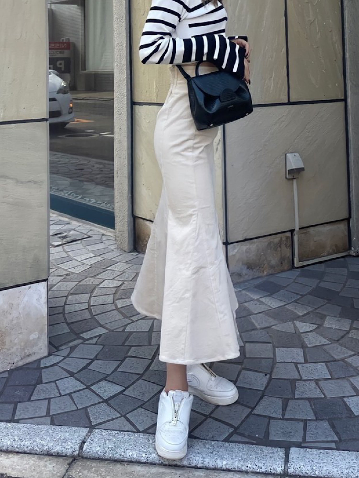 Corduroy mermaid skirt