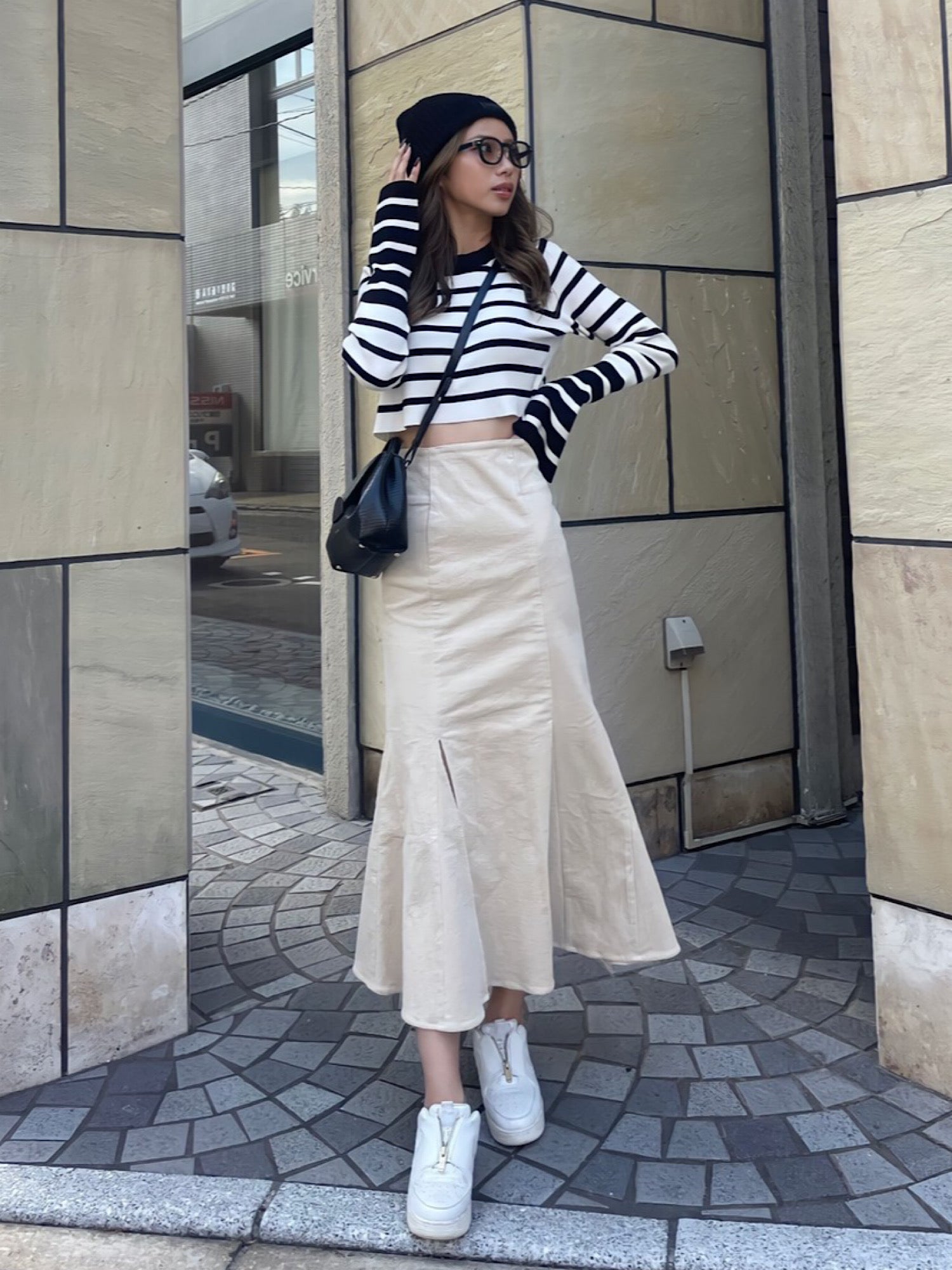 Corduroy mermaid skirt