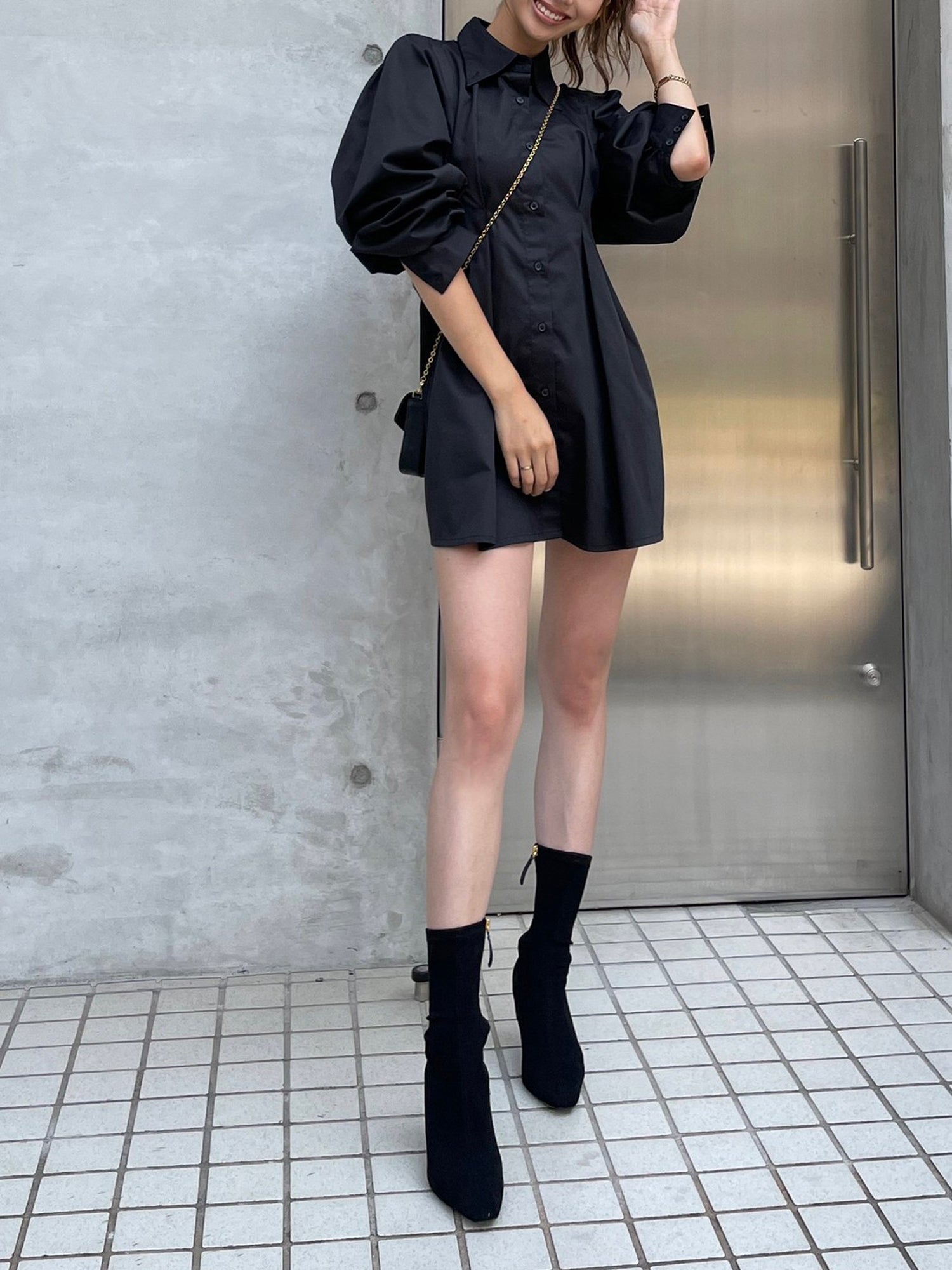 2way shirt dress