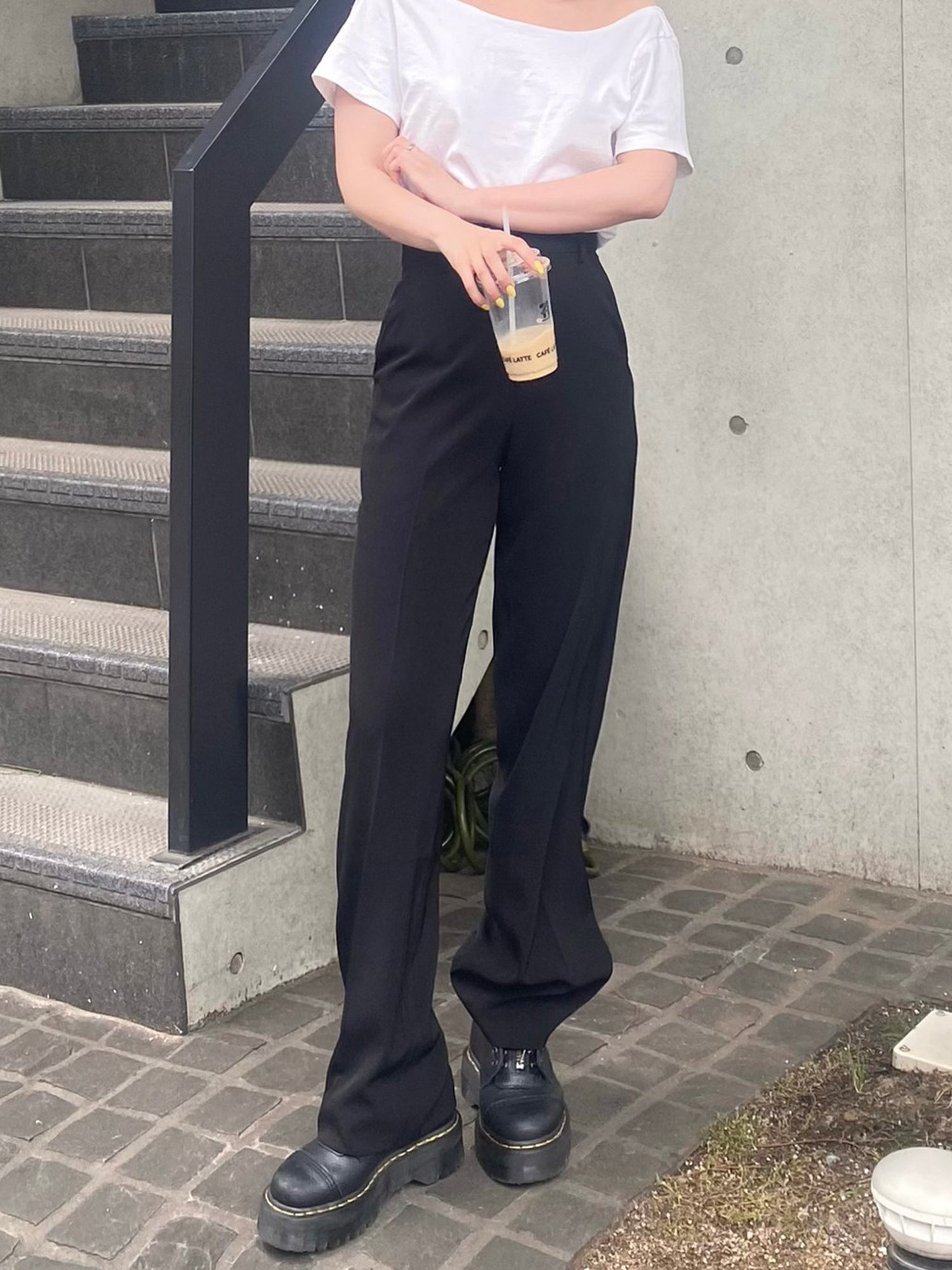 Preppy loose pants