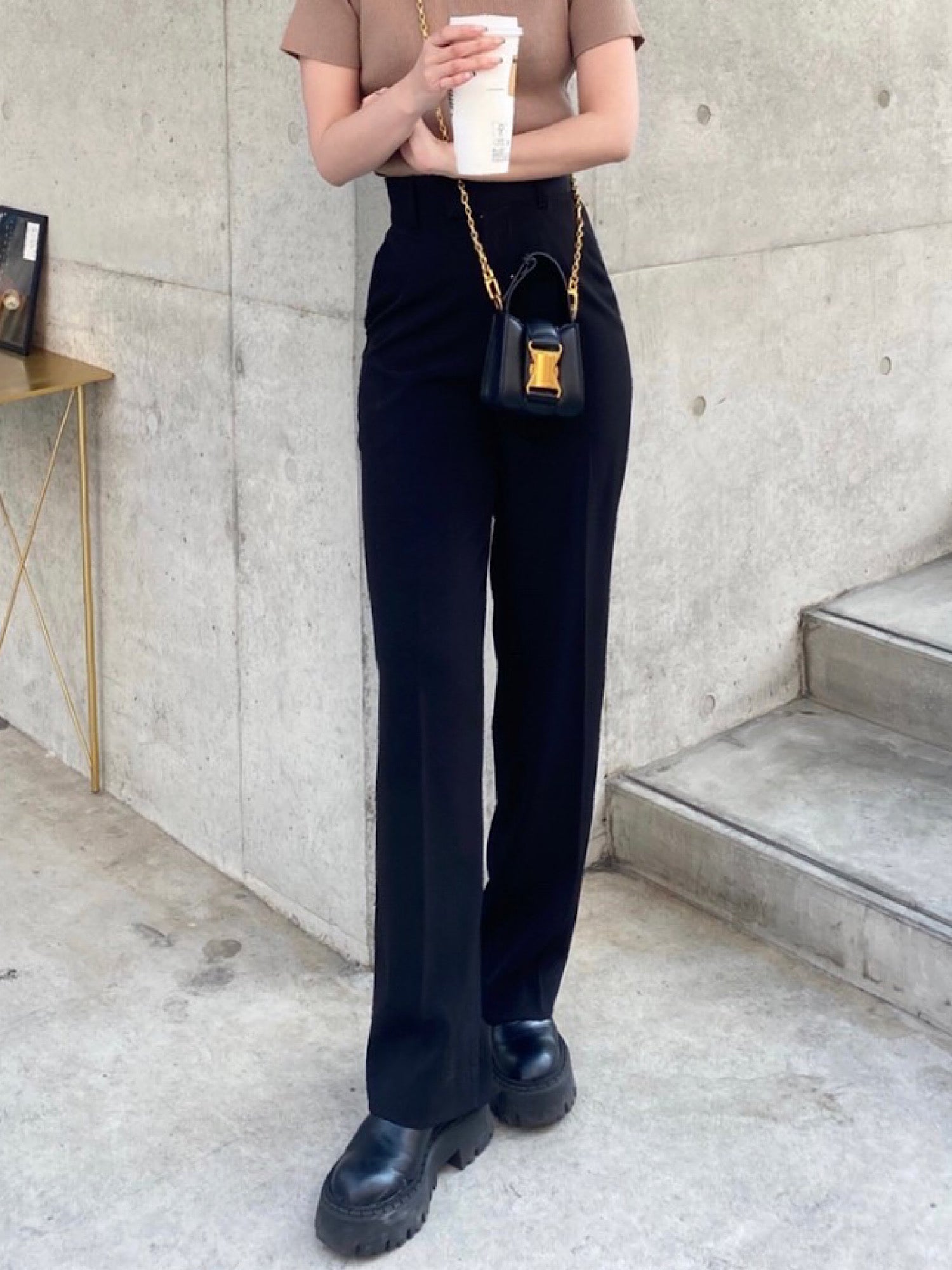 Preppy loose pants