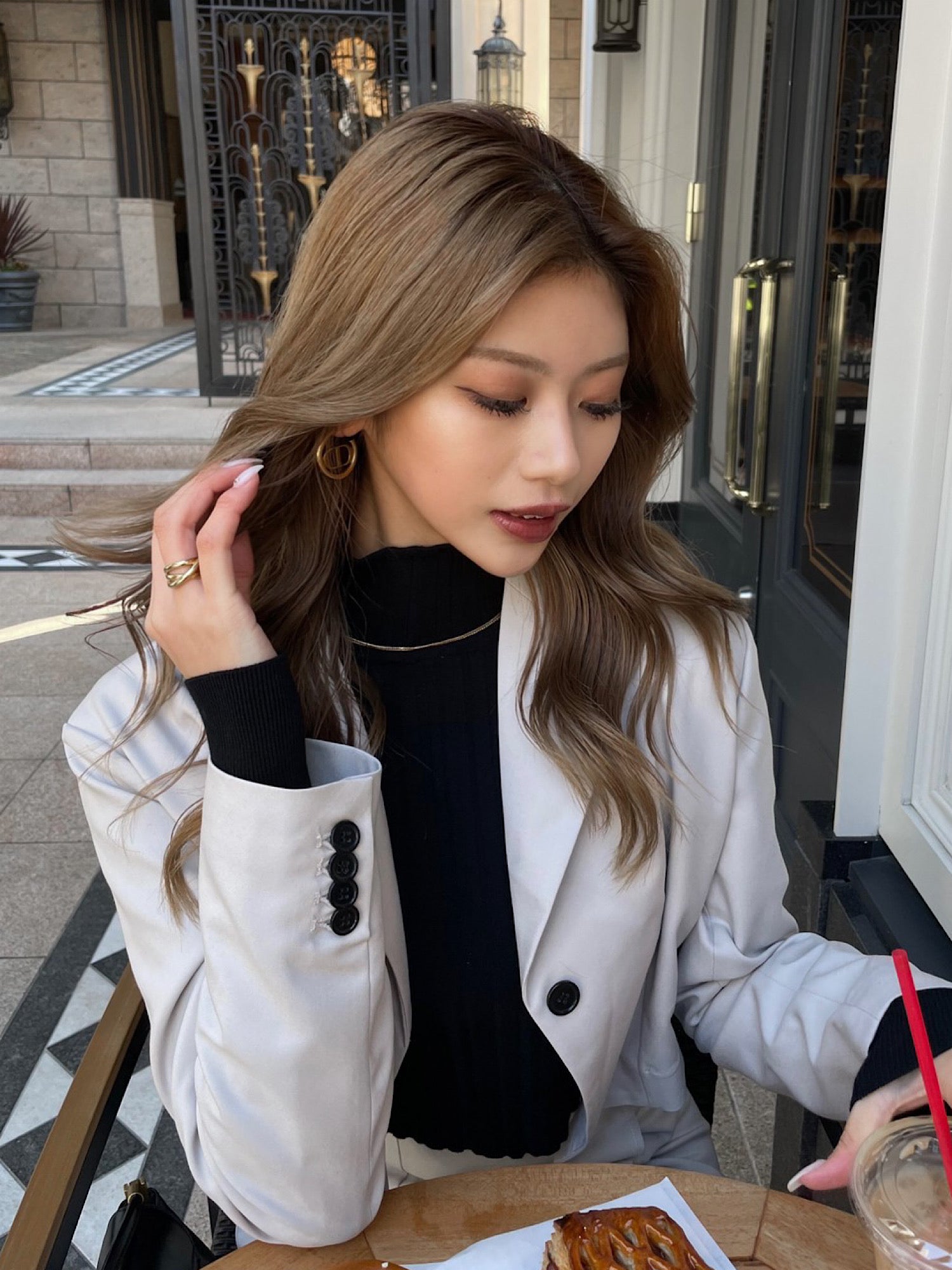 Short tailored jacket(SET UP着用可能)