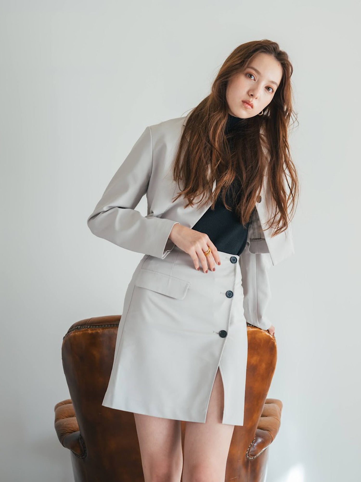 Short tailored jacket(SET UP着用可能)