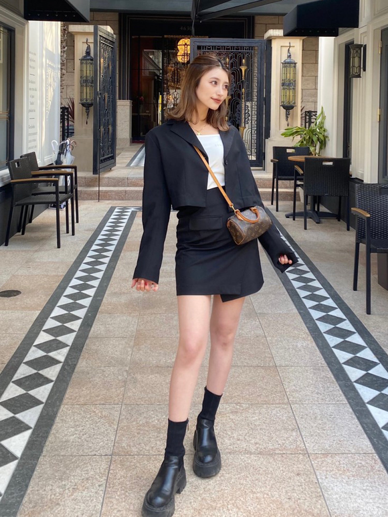 Short tailored jacket(SET UP着用可能)