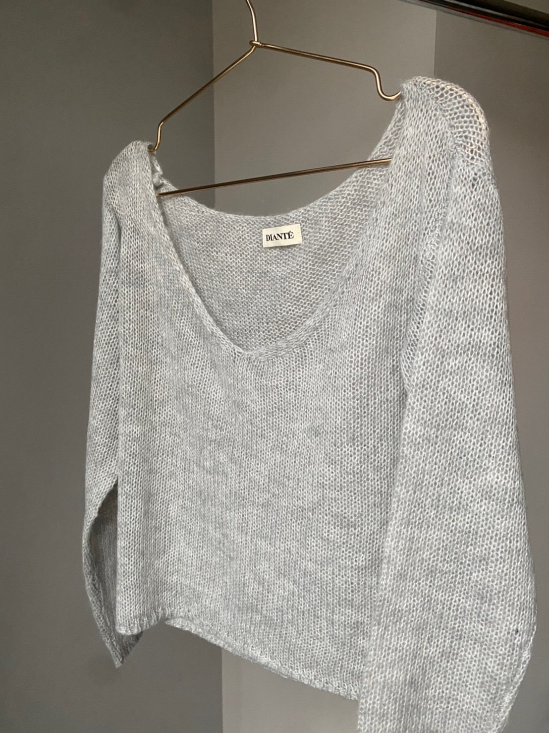 Slub yarn short knit