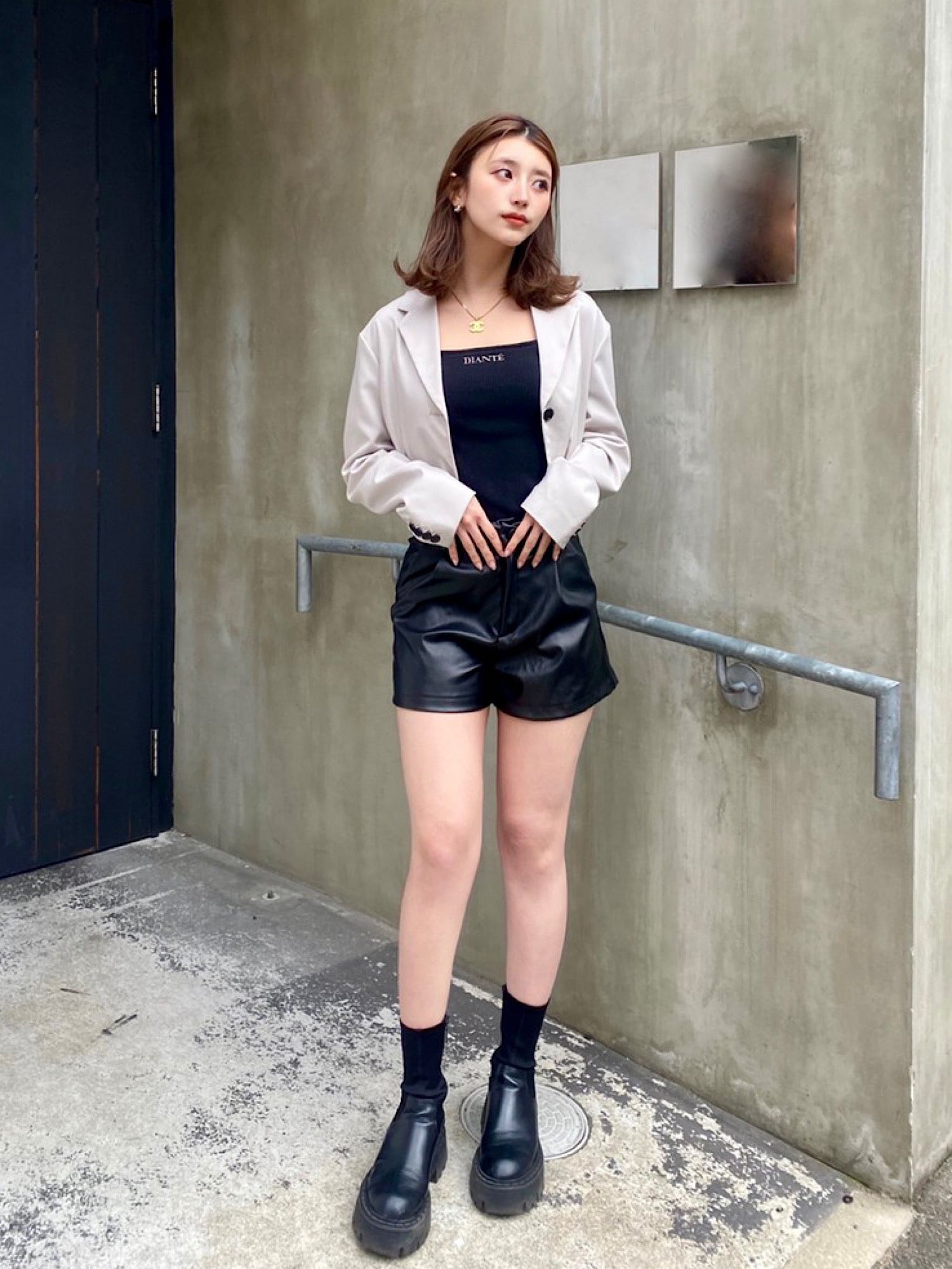 Short tailored jacket(SET UP着用可能)