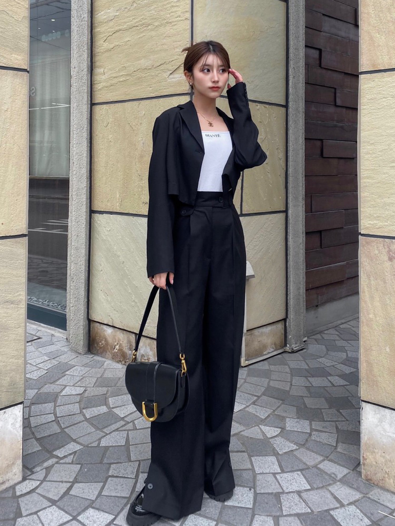 Short tailored jacket(SET UP着用可能)