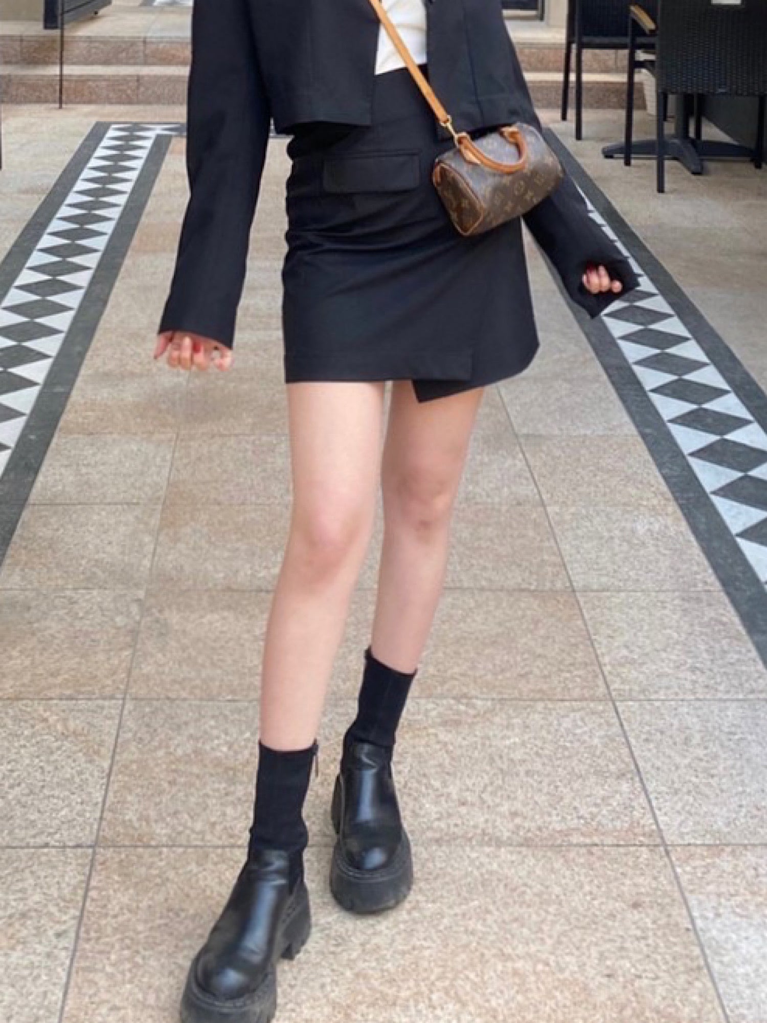 Wrap mini skirt (SET UP着用可能)