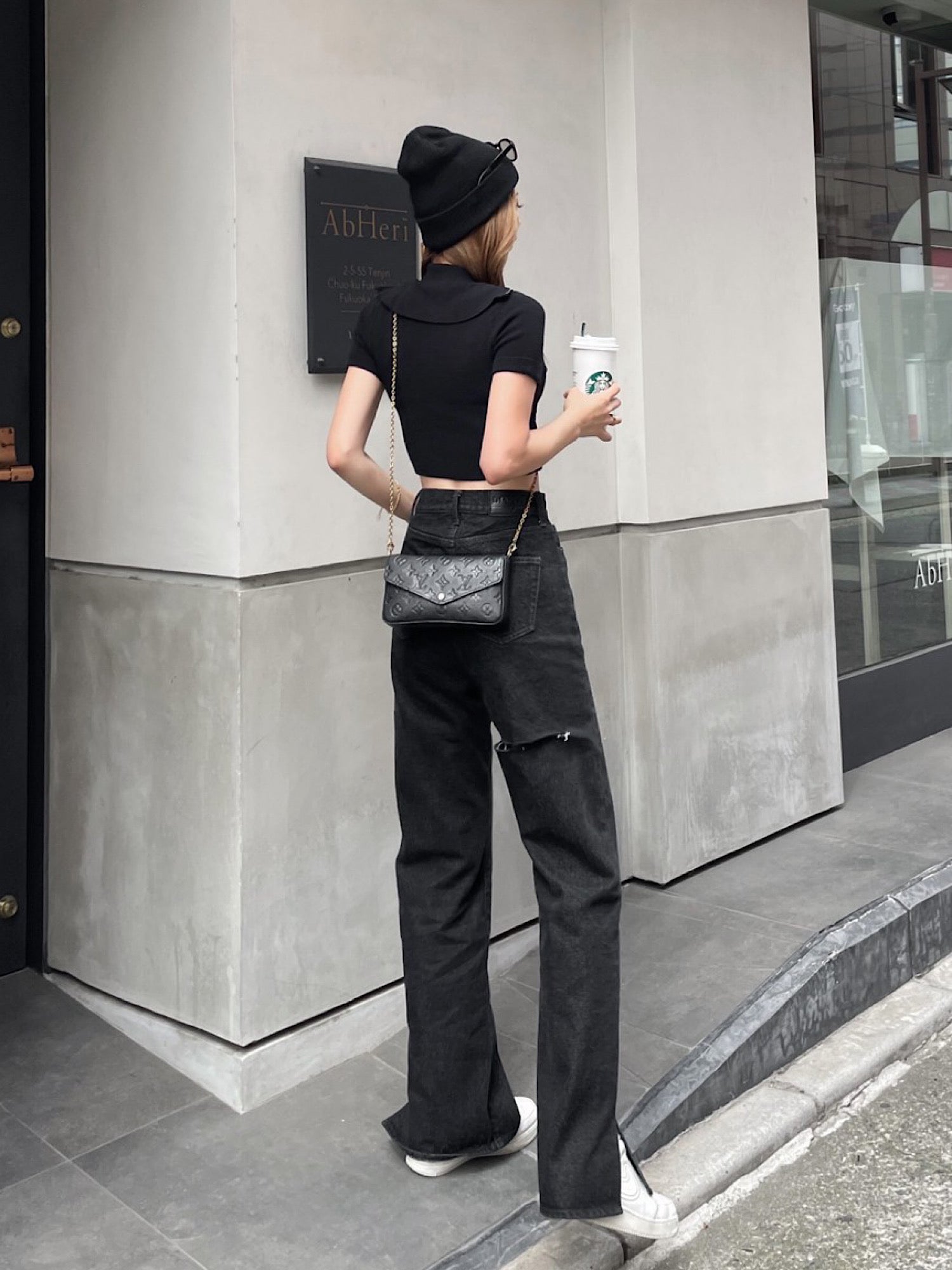 Double zip half sleeve tops