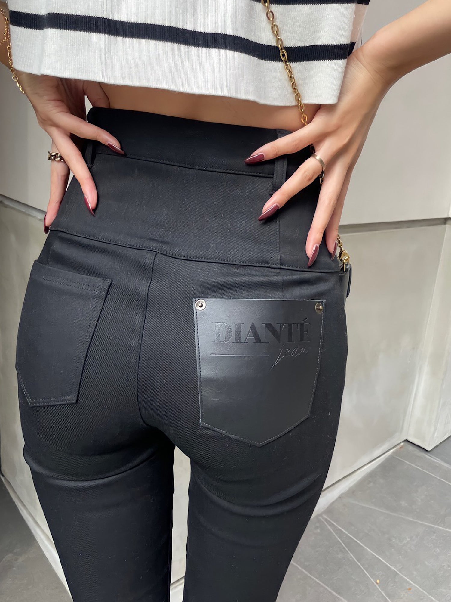 【予約】High waist skinny denim(12月下旬〜1月上旬発送予定)