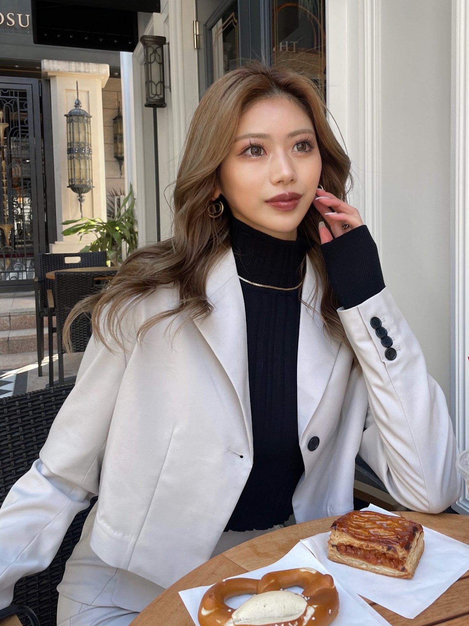 Short tailored jacket(SET UP着用可能)