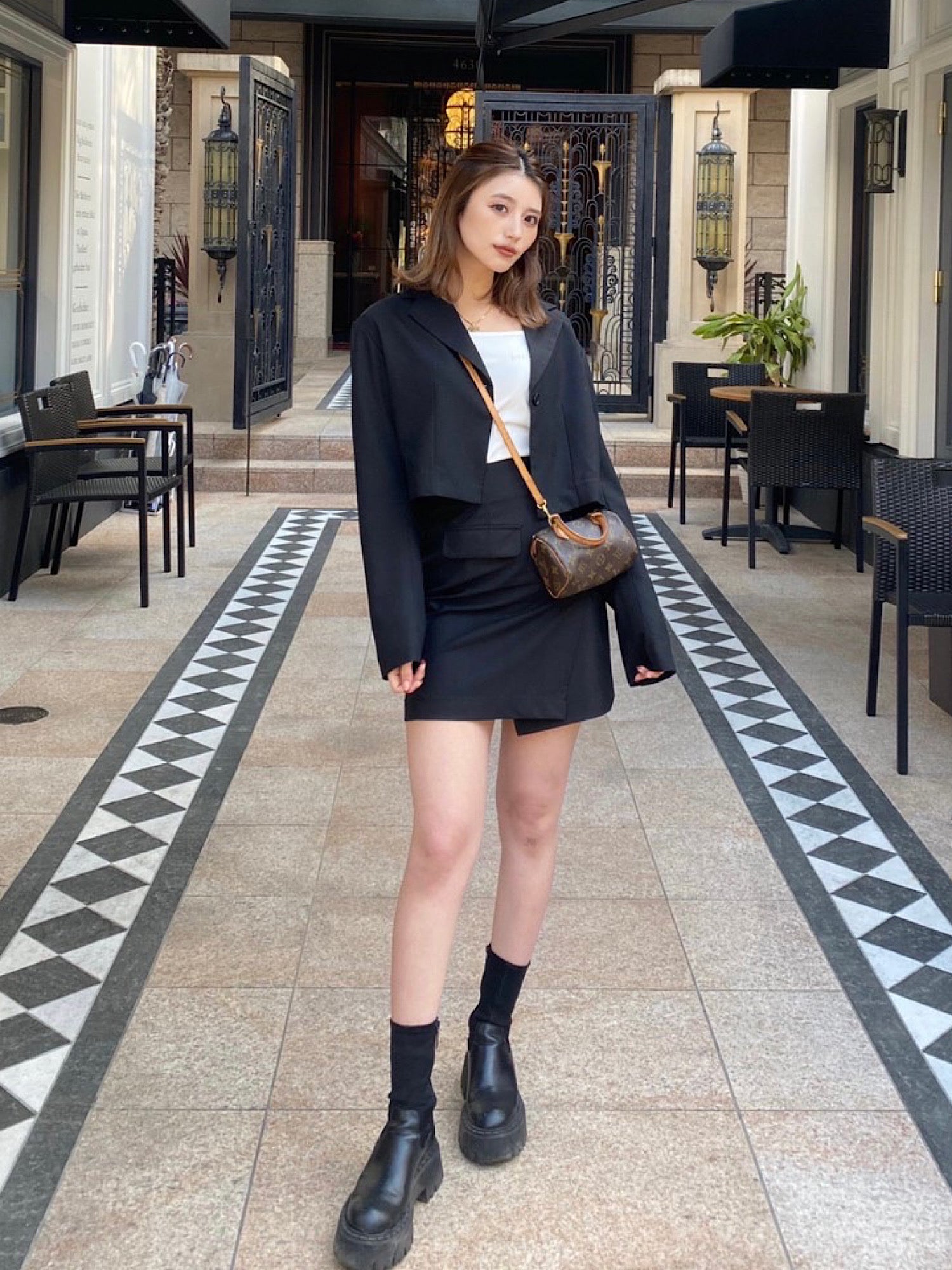 Short tailored jacket(SET UP着用可能)