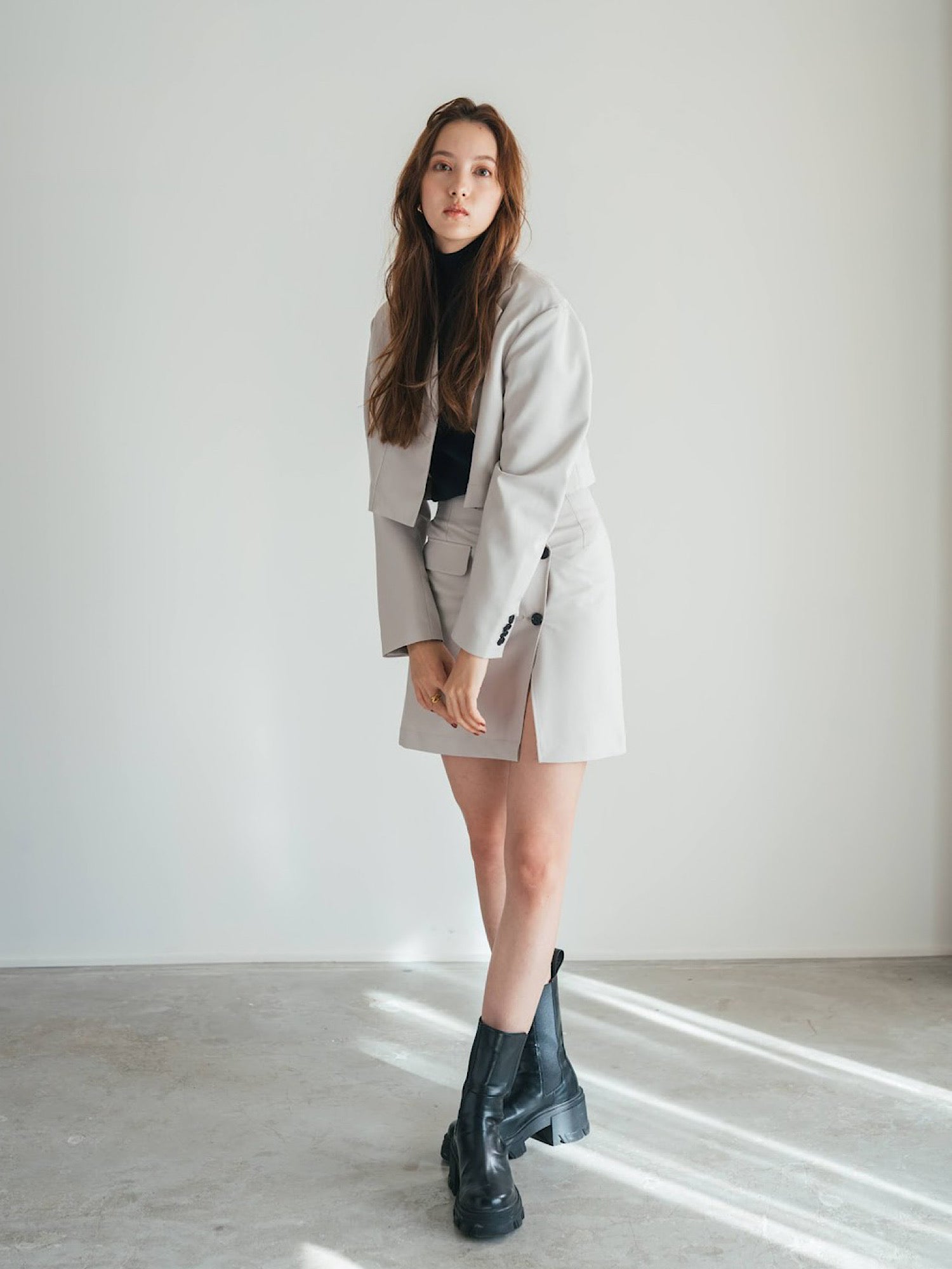 Short tailored jacket(SET UP着用可能)