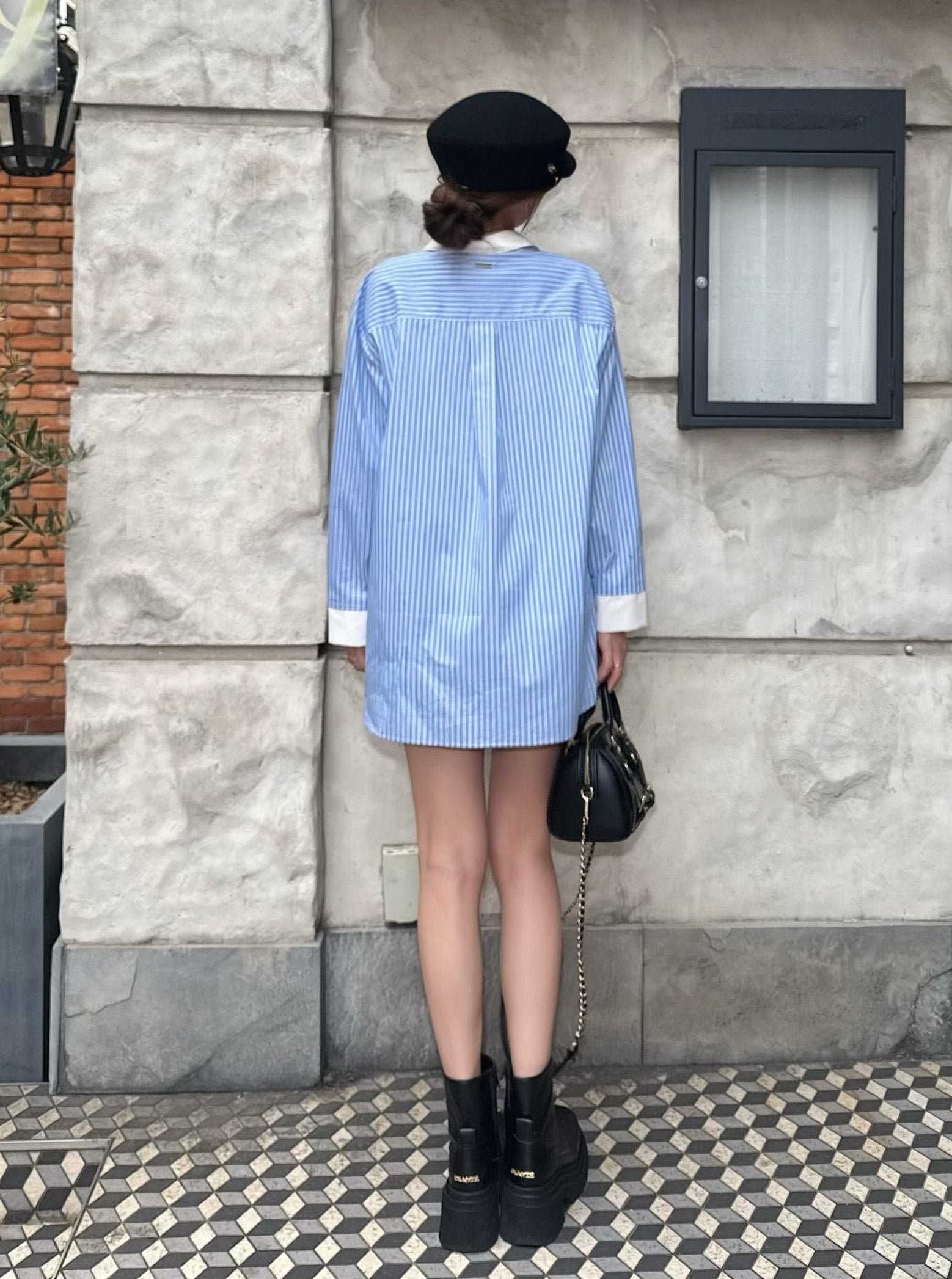 Logo tape loose shirts | DIANTÉ (ディアンテ)公式通販サイト