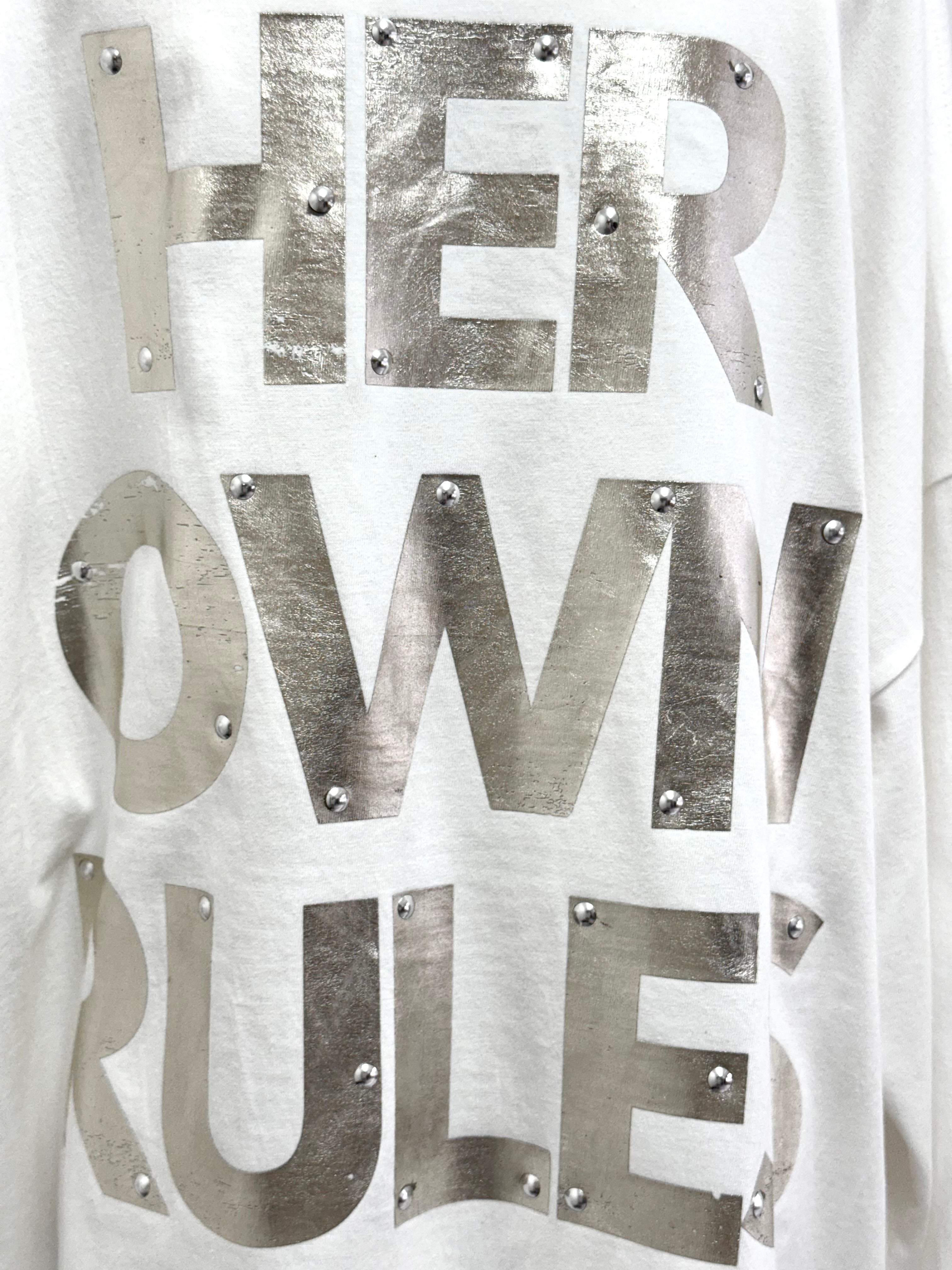 【予約】HER OWN RULES long sleeve Tee(9月下旬発送予定)