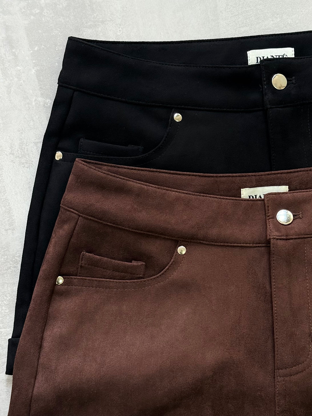 Eco suede shorts(SETUP着用可)