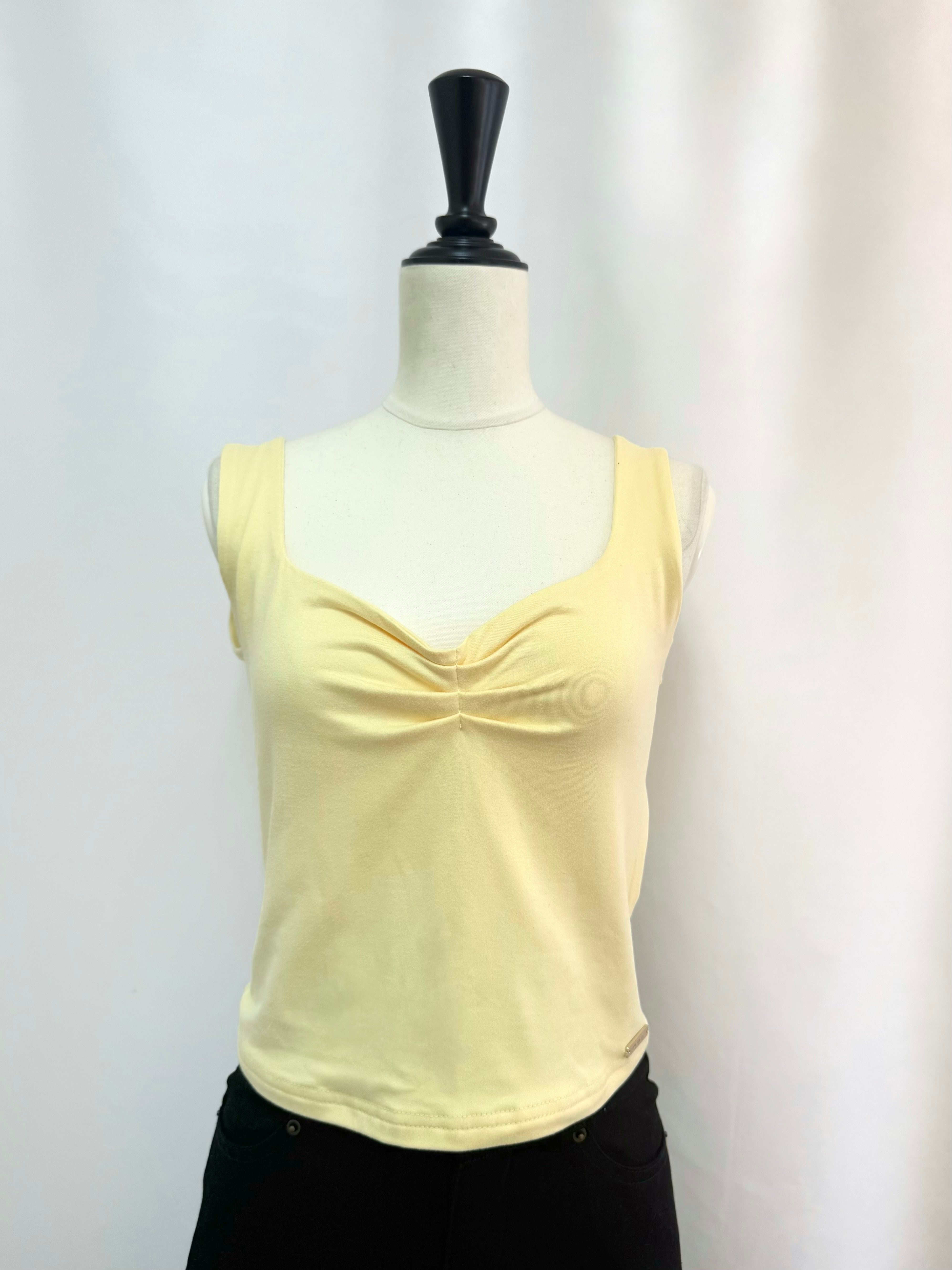 Front gather tank top