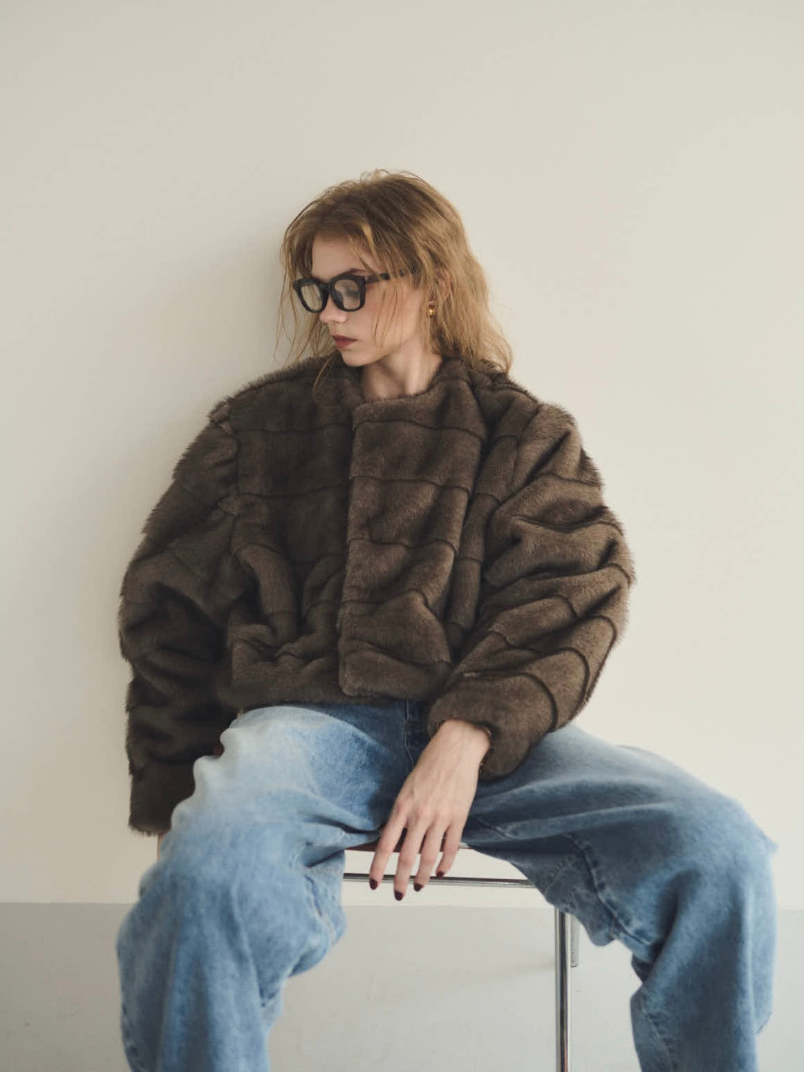 【予約】Premium eco fur switching coat(10月上旬〜11月中旬発送予定)