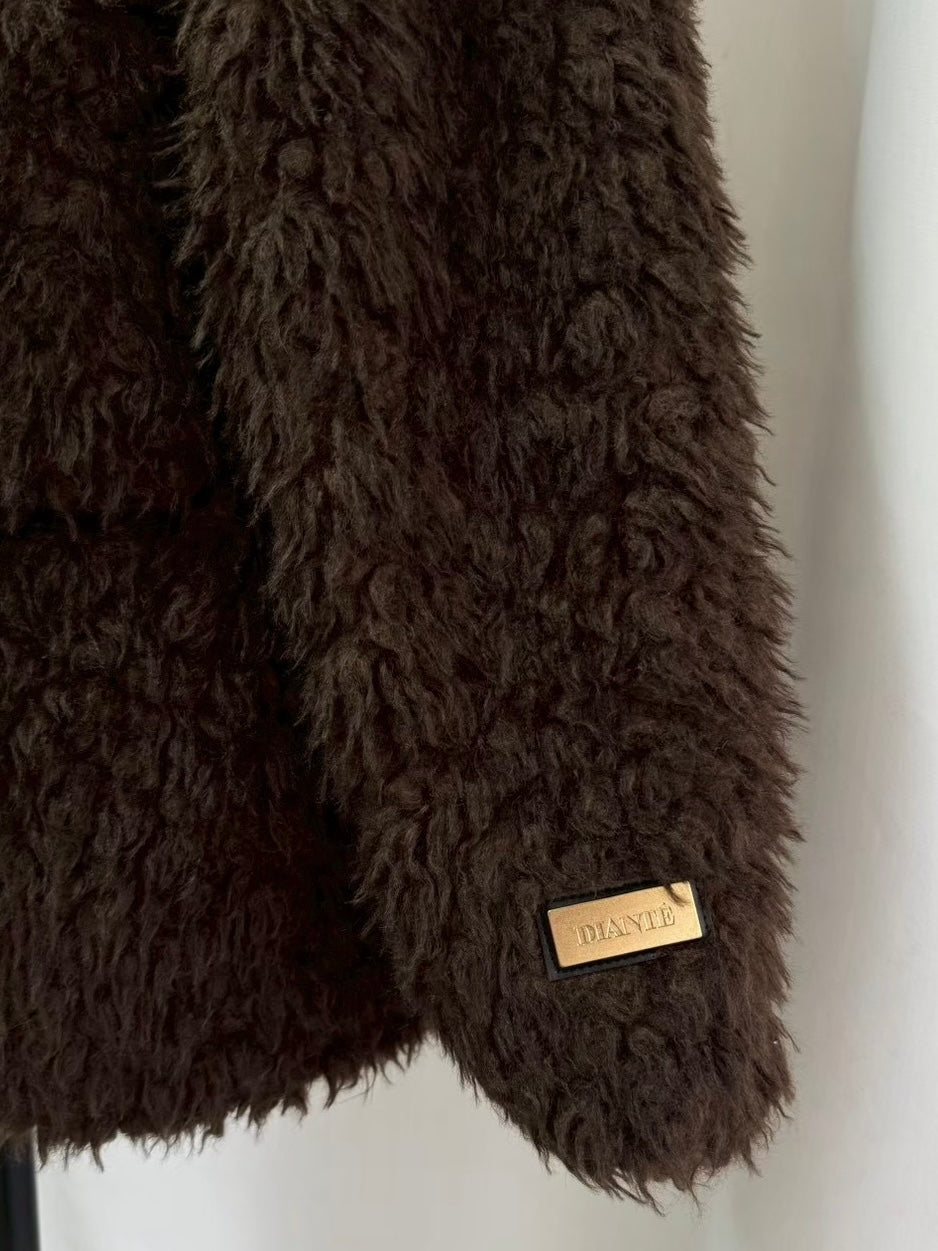 【予約】Big collar teddy bear coat(11月上旬発送予定)