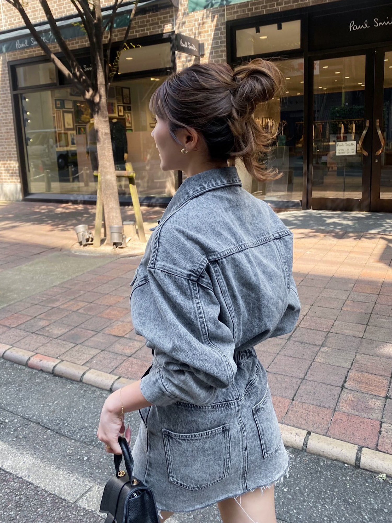 Damage denim mini dress | DIANTÉ (ディアンテ)公式通販サイト Damage denim mini dress | DIANTÉ (ディアンテ)公式通販サイト