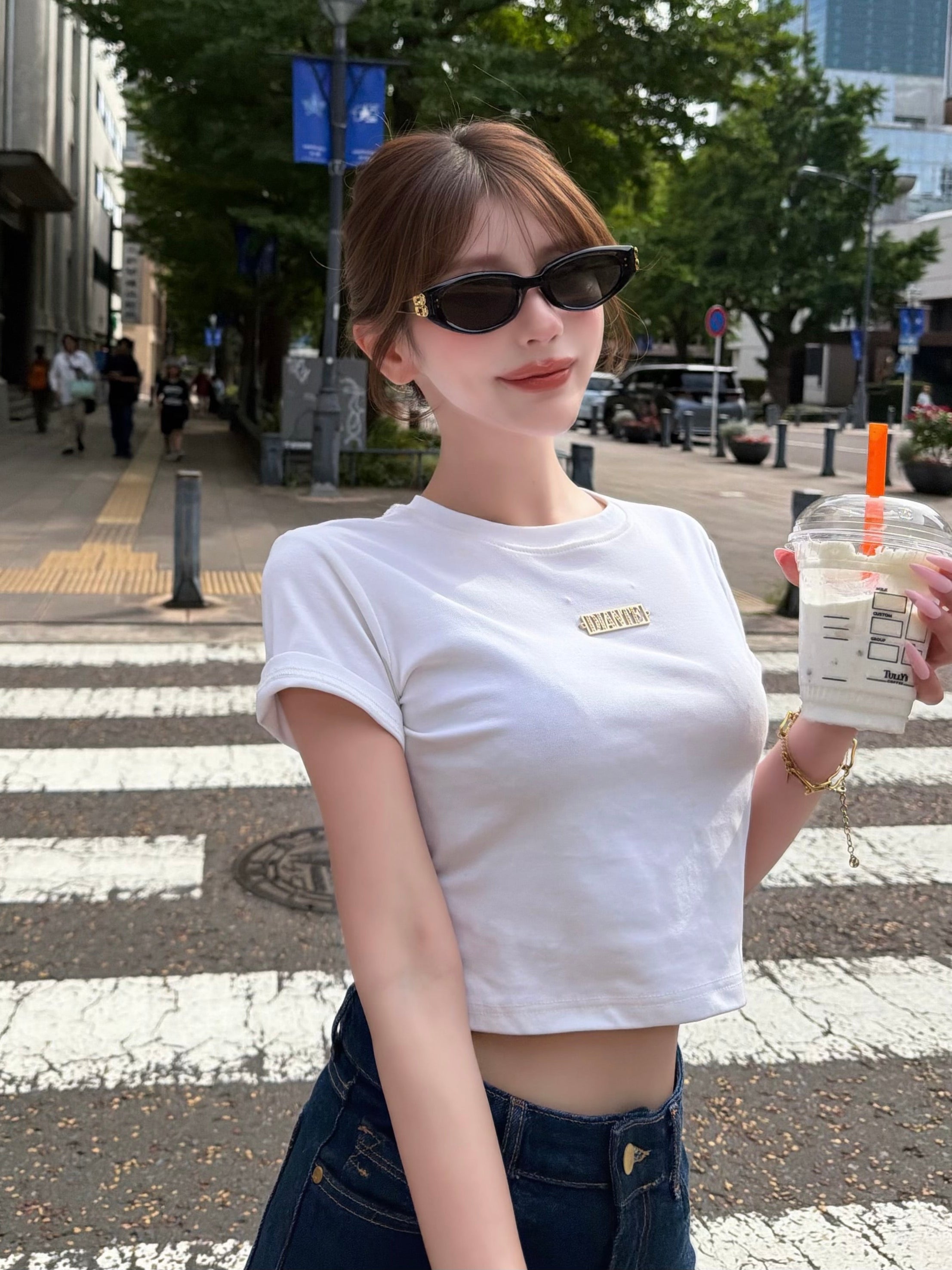 metal logo mini Tee