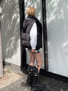 Shaggy mini skirt (SET UP着用可）