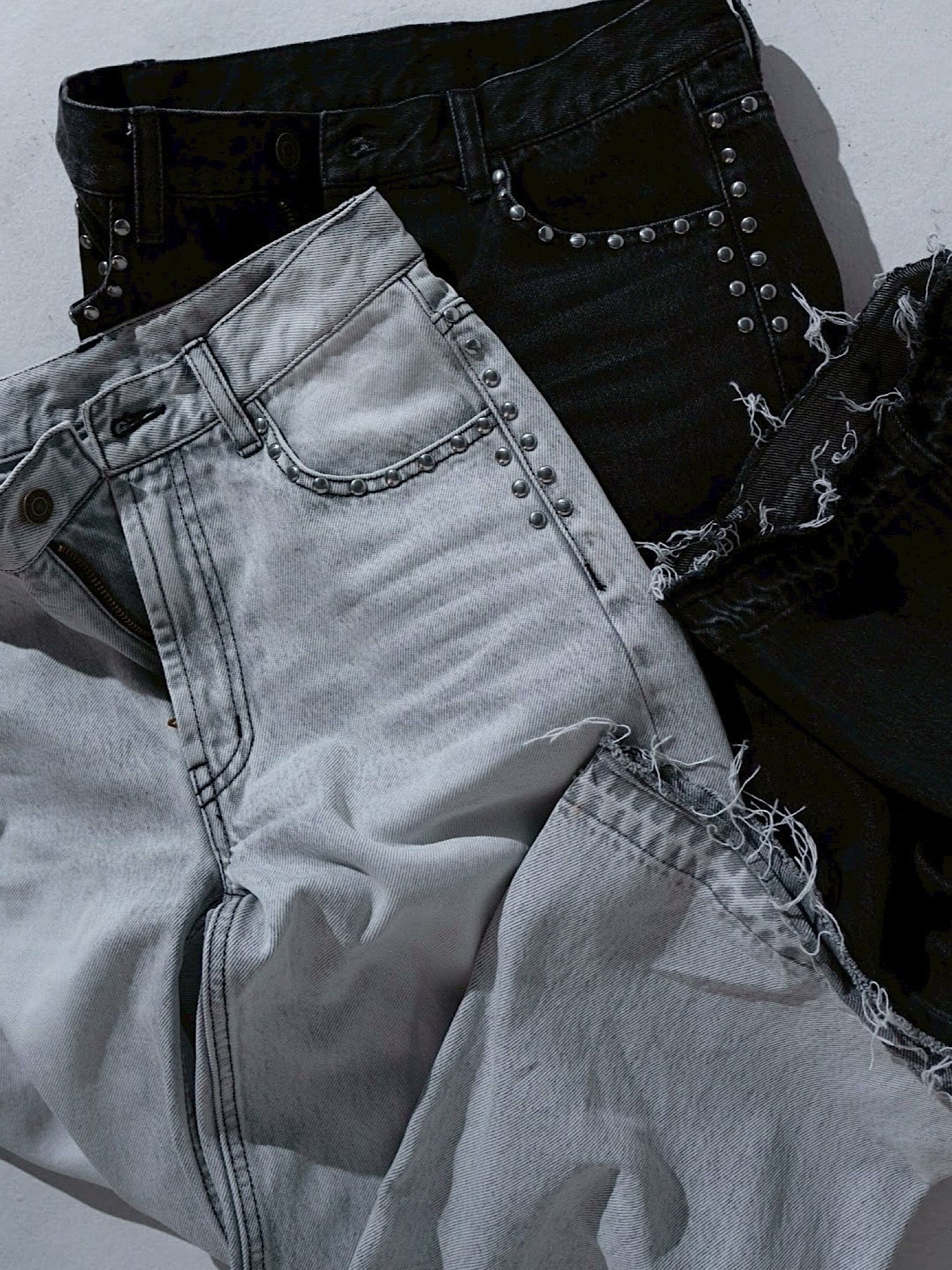 【予約】Rivet design loose denim(10月下旬〜11月上旬発送予定)