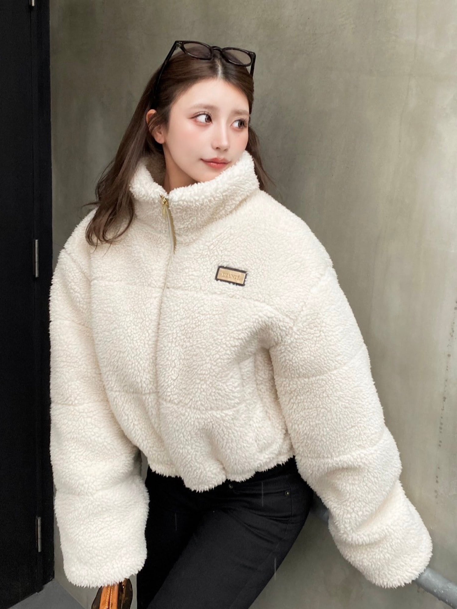 【予約】Fluffy boa puffy jacket(12月中旬～下旬発送予定)