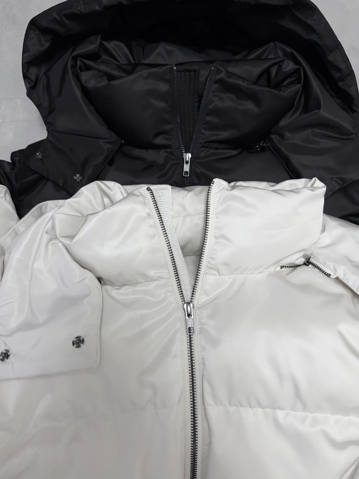 Luster hoodie eco down jacket