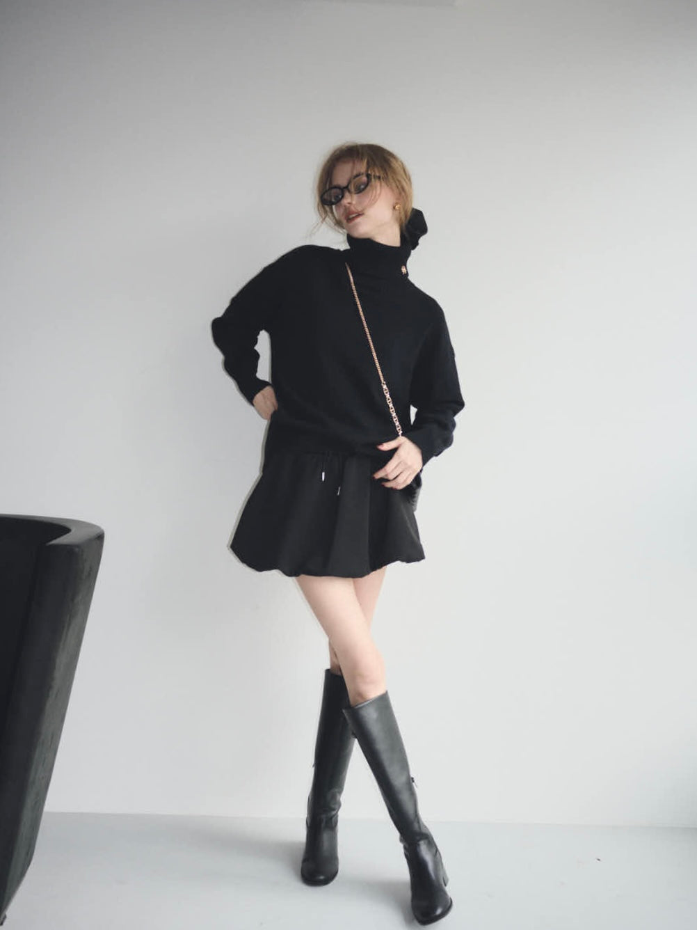 Metal plate long boots