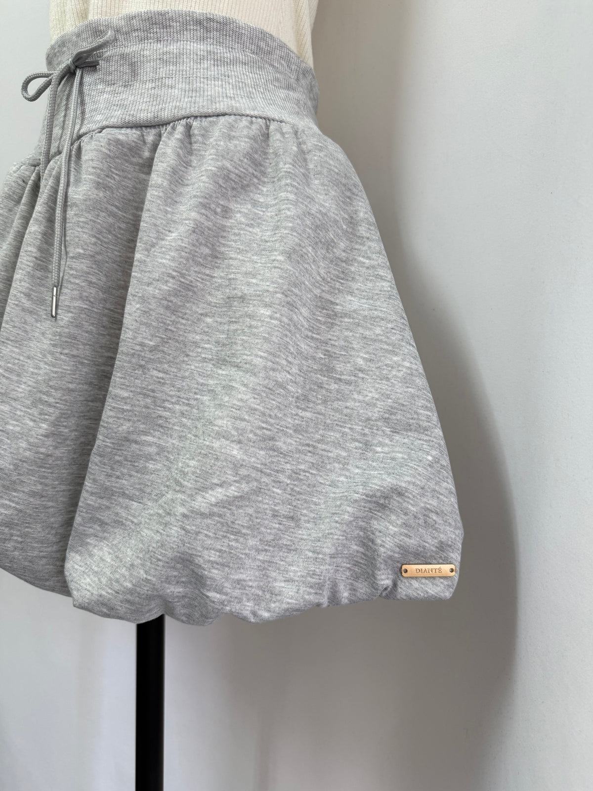 Sweat balloon mini skirt