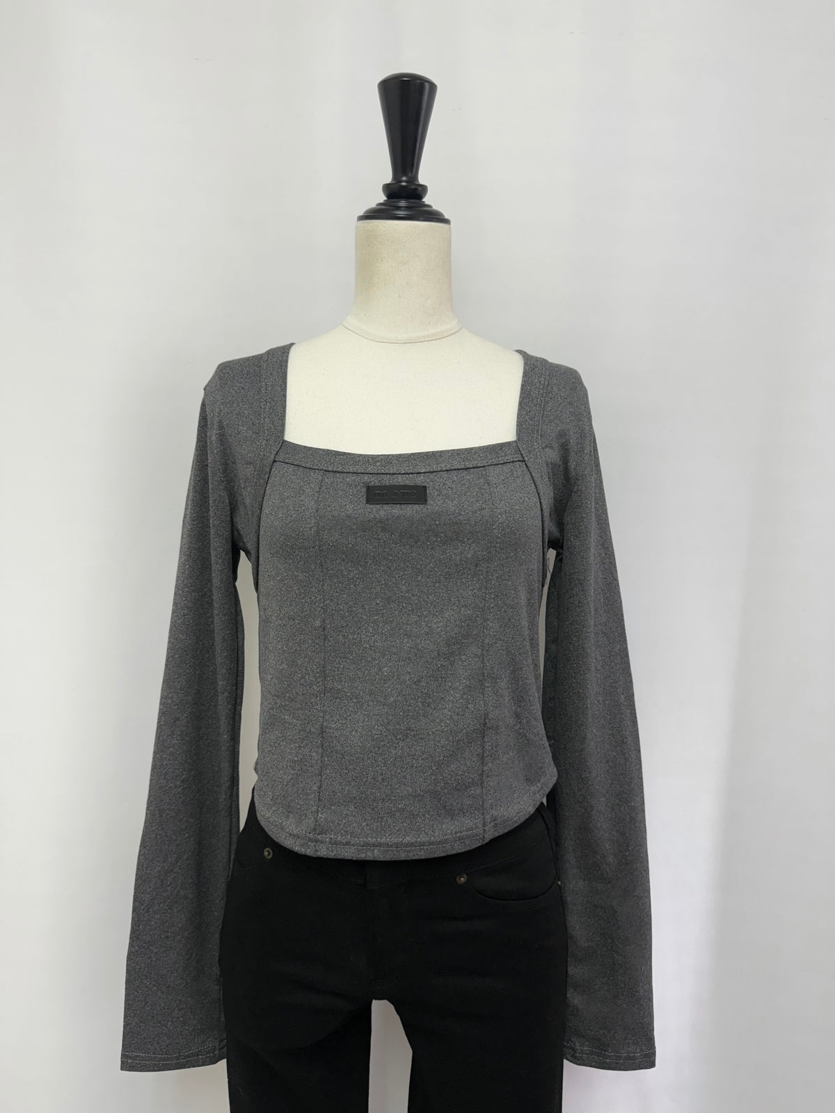 Round hem fishbone tops