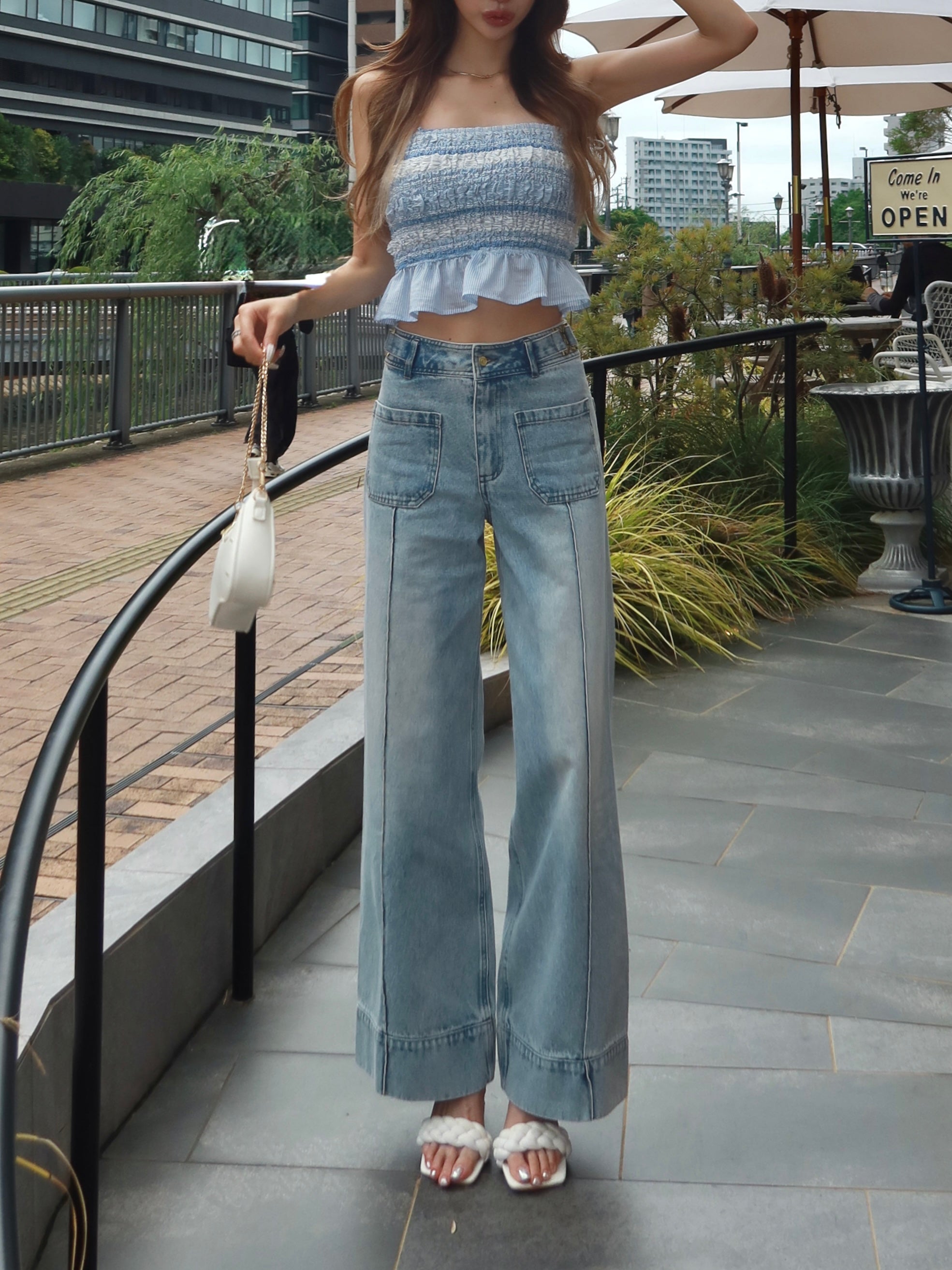 Waist design loose denim | DIANTÉ (ディアンテ)公式通販サイト
