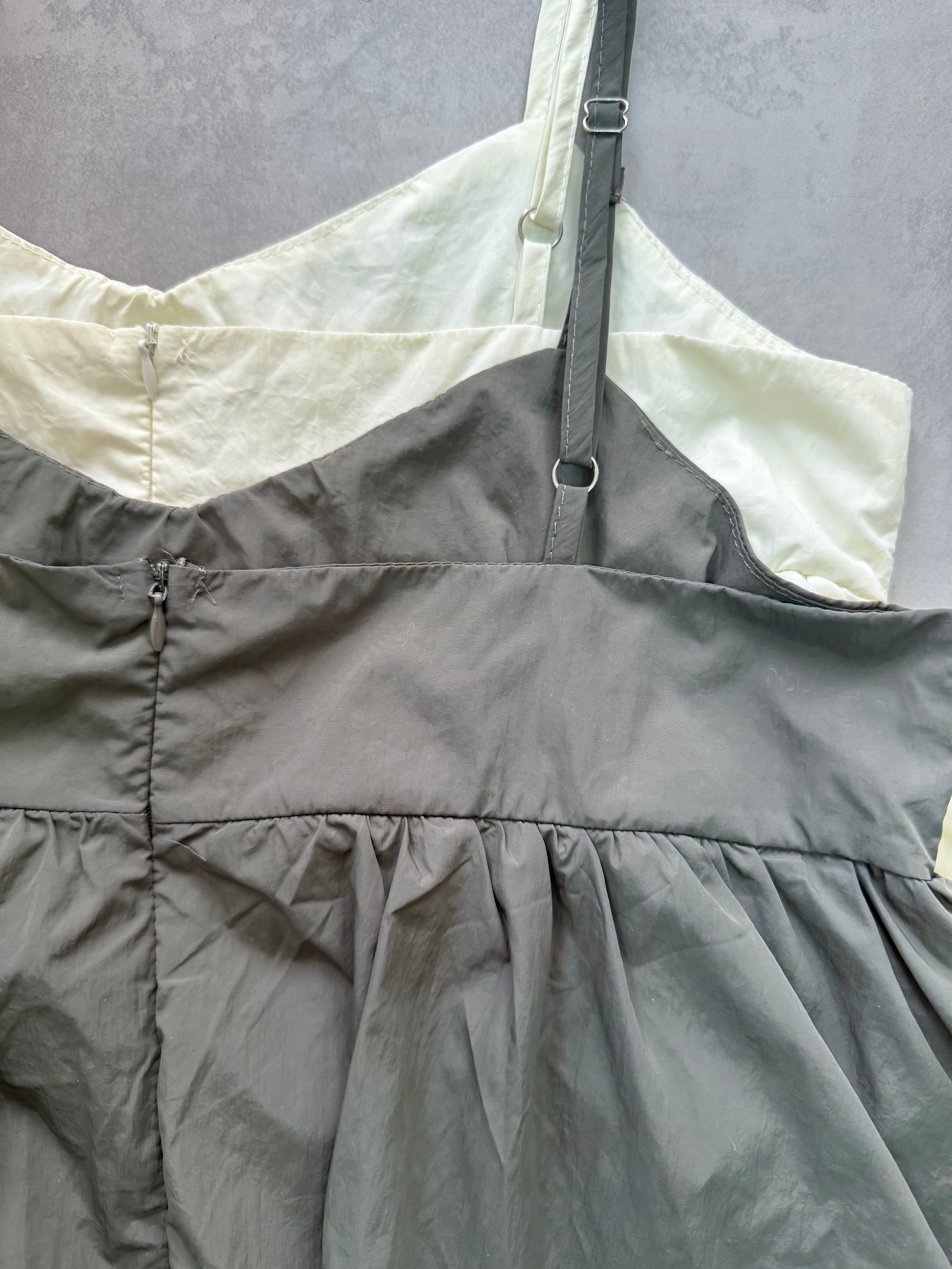 Balloon camisole mini dress