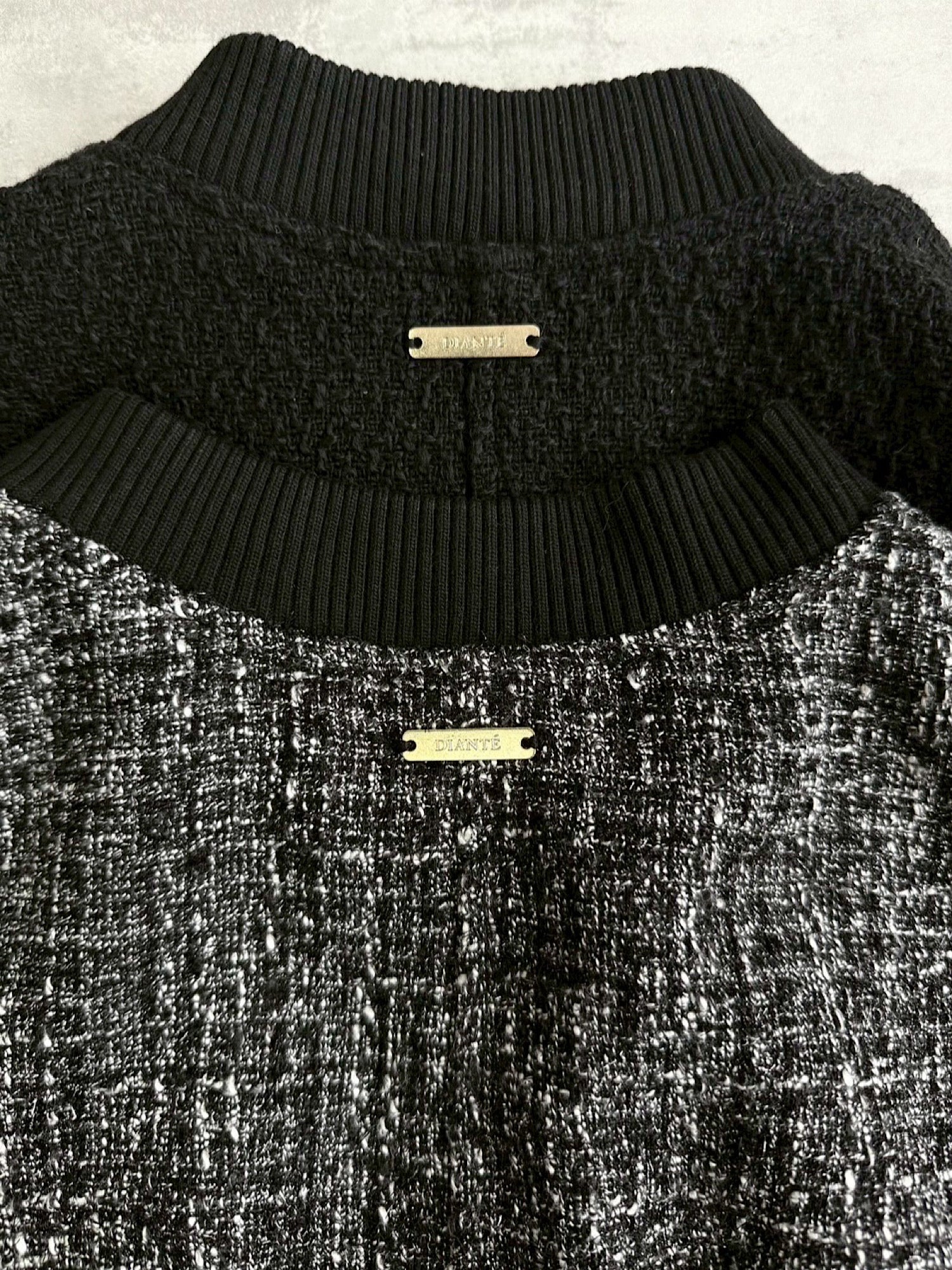 Classic tweed blouson