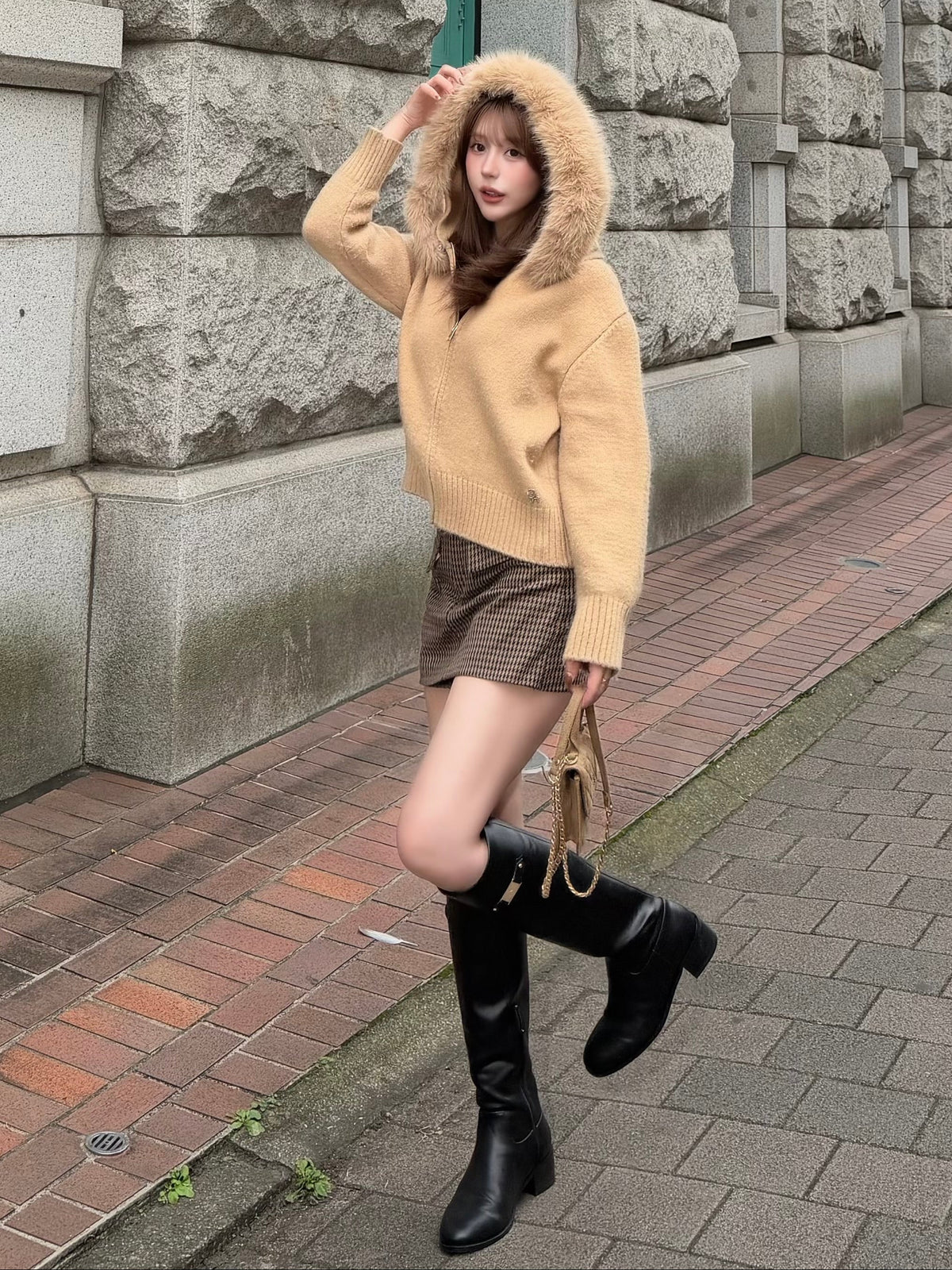 Metal plate long boots